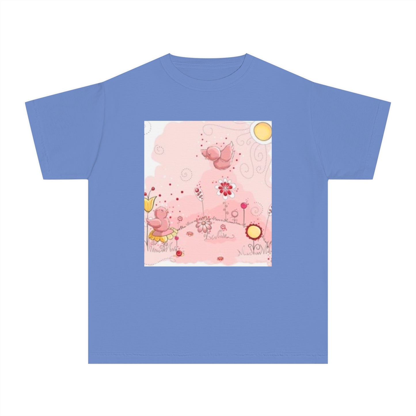 Fun Dinosaur Youth Midweight Tee for Boys and Girls - Perfect for Play and Adventures
