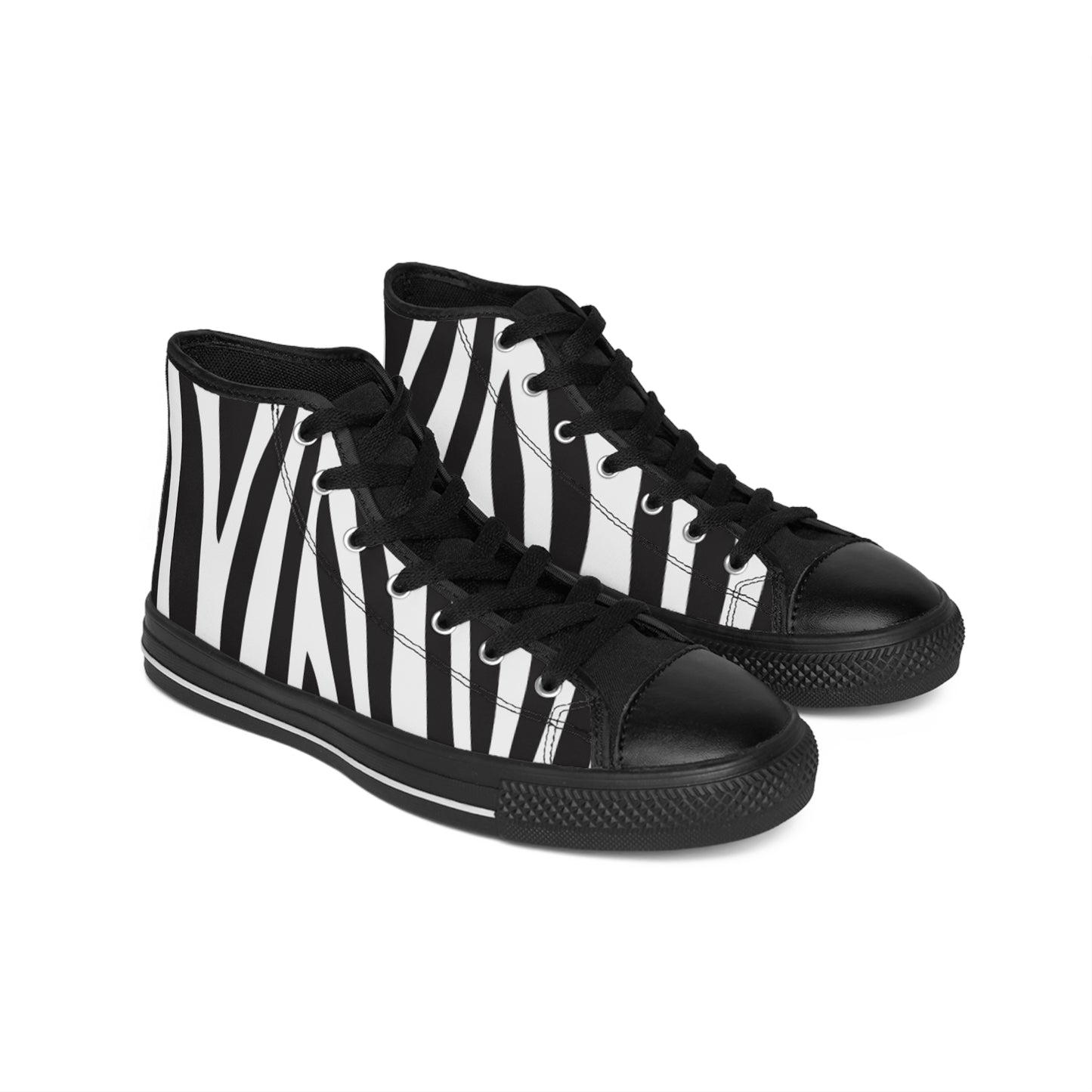 Stylish Zebra Print High-Top Sneakers for Trendy Men