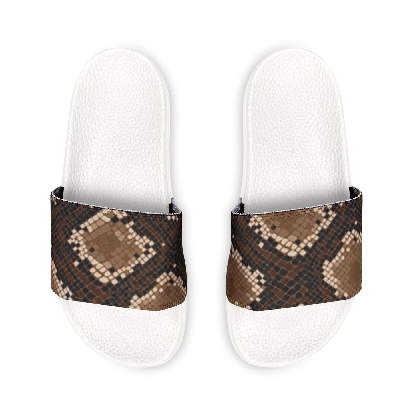 Men's Stylish Snake Print Sandals - Comfortable Removable-Strap Footwear for Summer