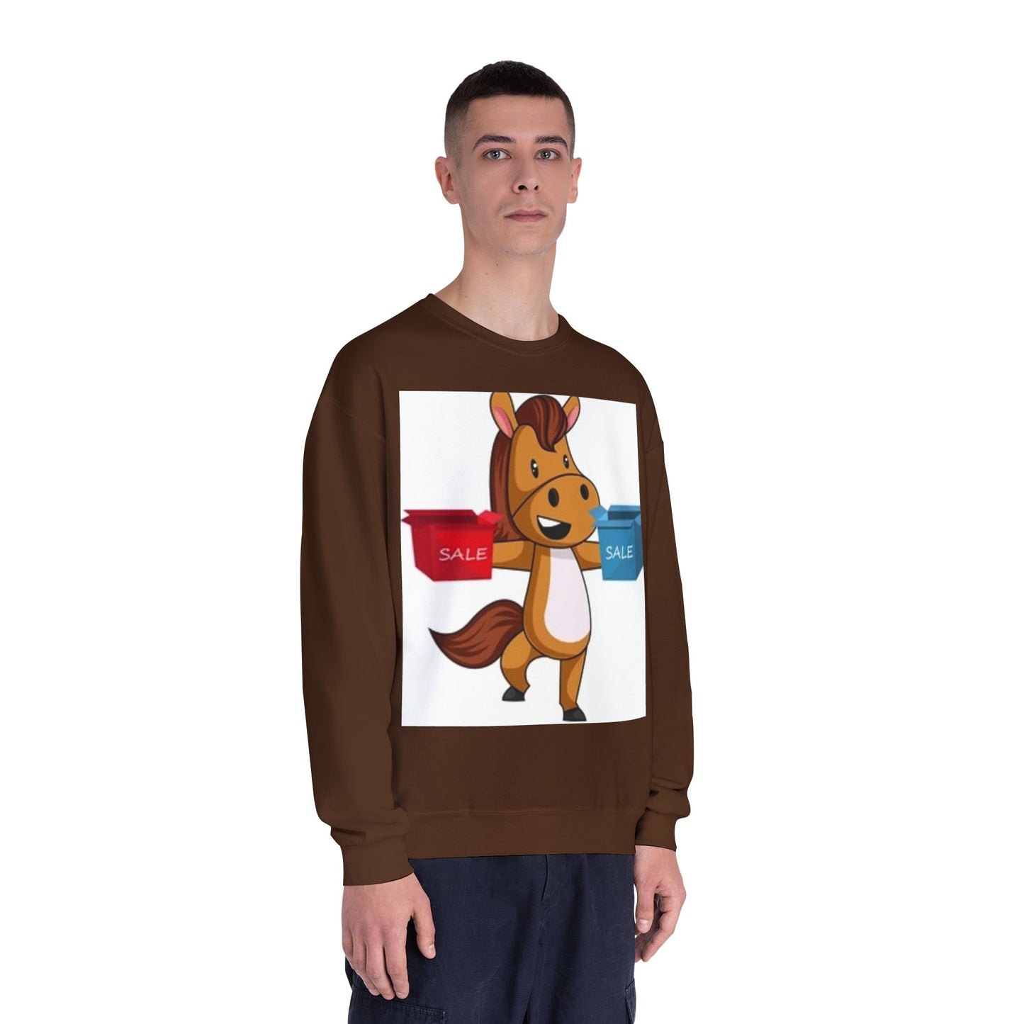Funny Horse Sale Crewneck Sweatshirt | Unisex NuBlend®
