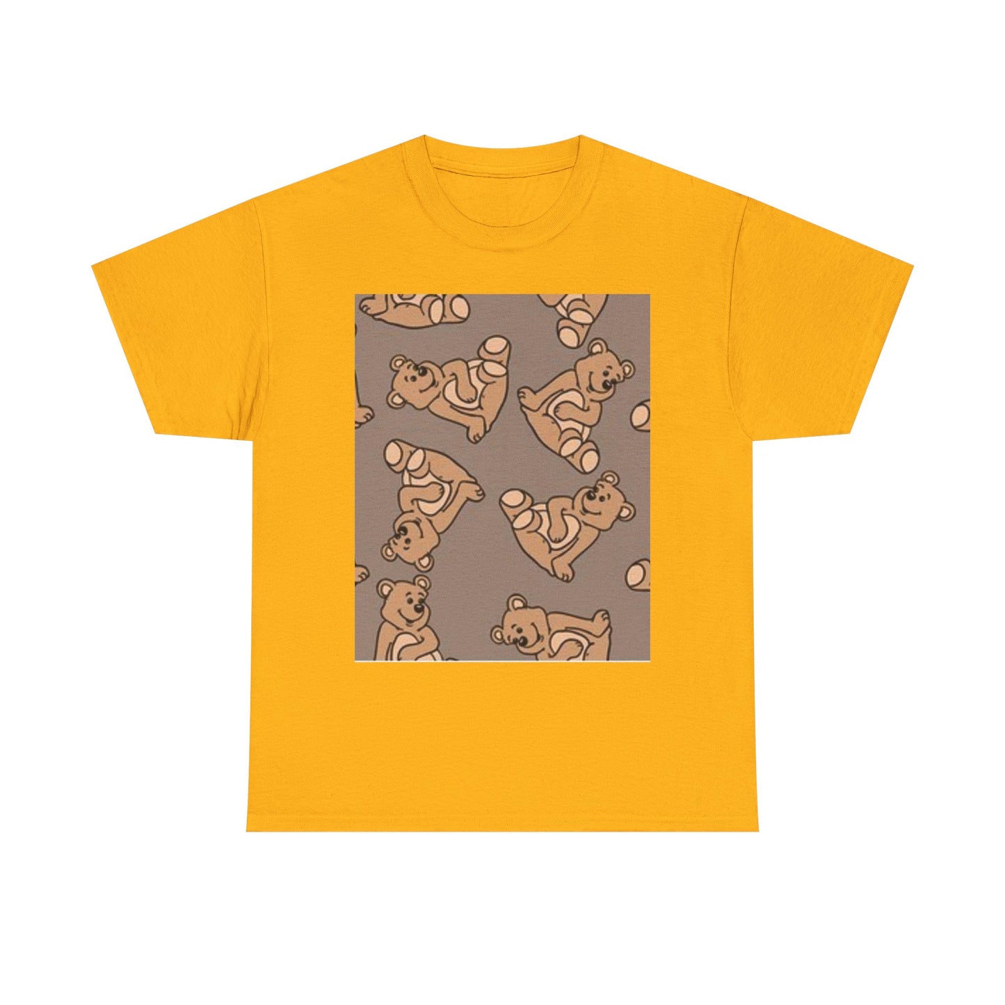 Tropical Bird Pattern Unisex Heavy Cotton Tee - Vibrant Summer Style