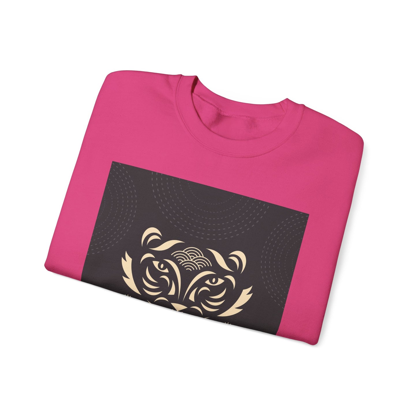 Halloween-Themed Unisex Crewneck Sweatshirt with Spooky Eyes and Bird Design