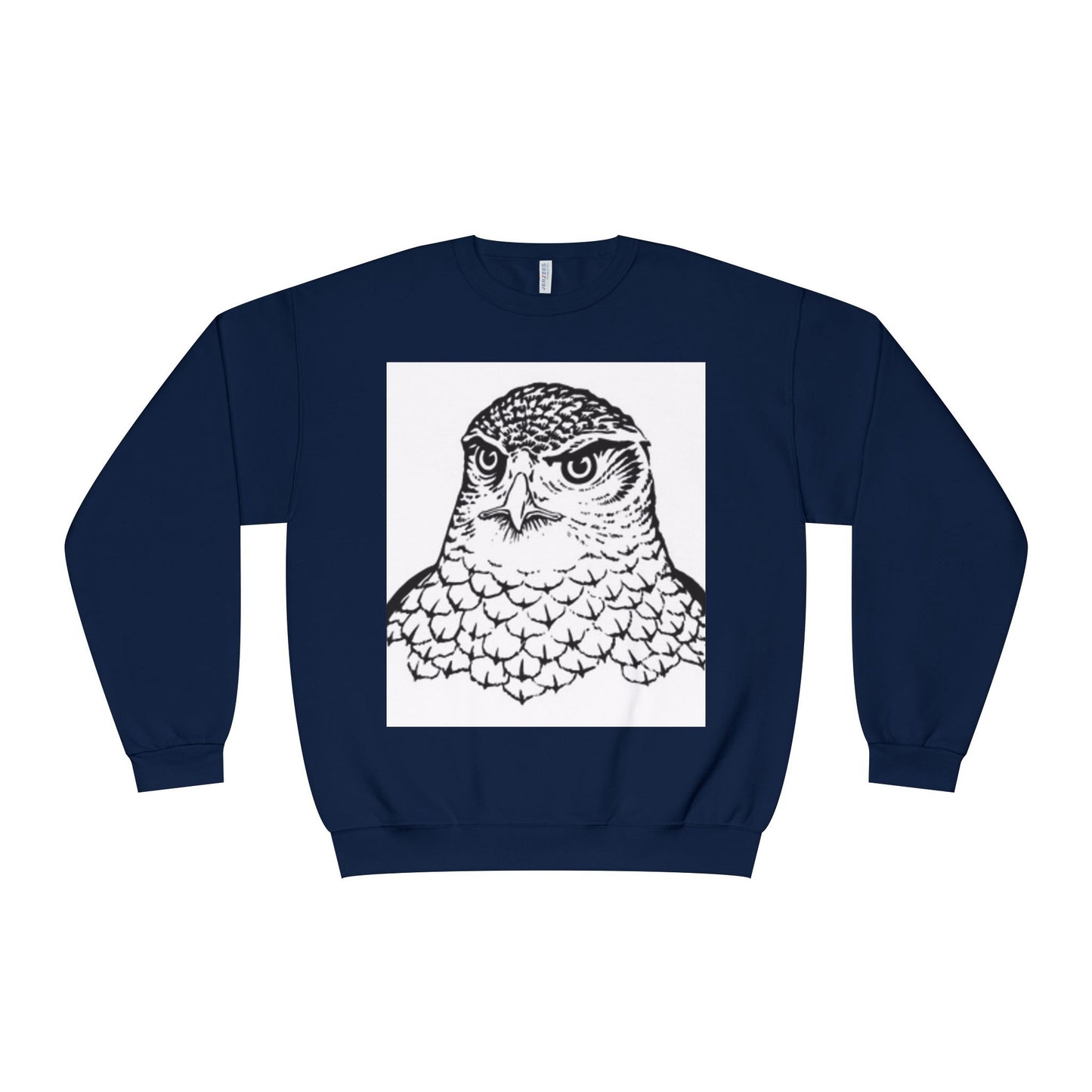 Unisex White Owl Graphic Crewneck Sweatshirt - Cozy & Stylish