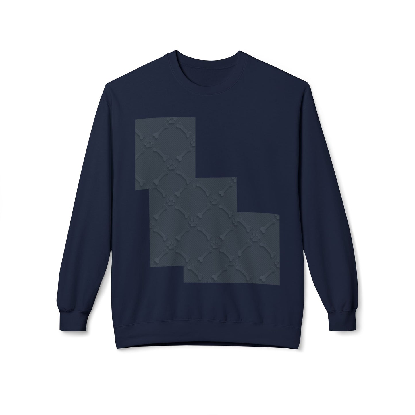 Minimalist Pet-Themed Crewneck Sweatshirt for Animal Lovers