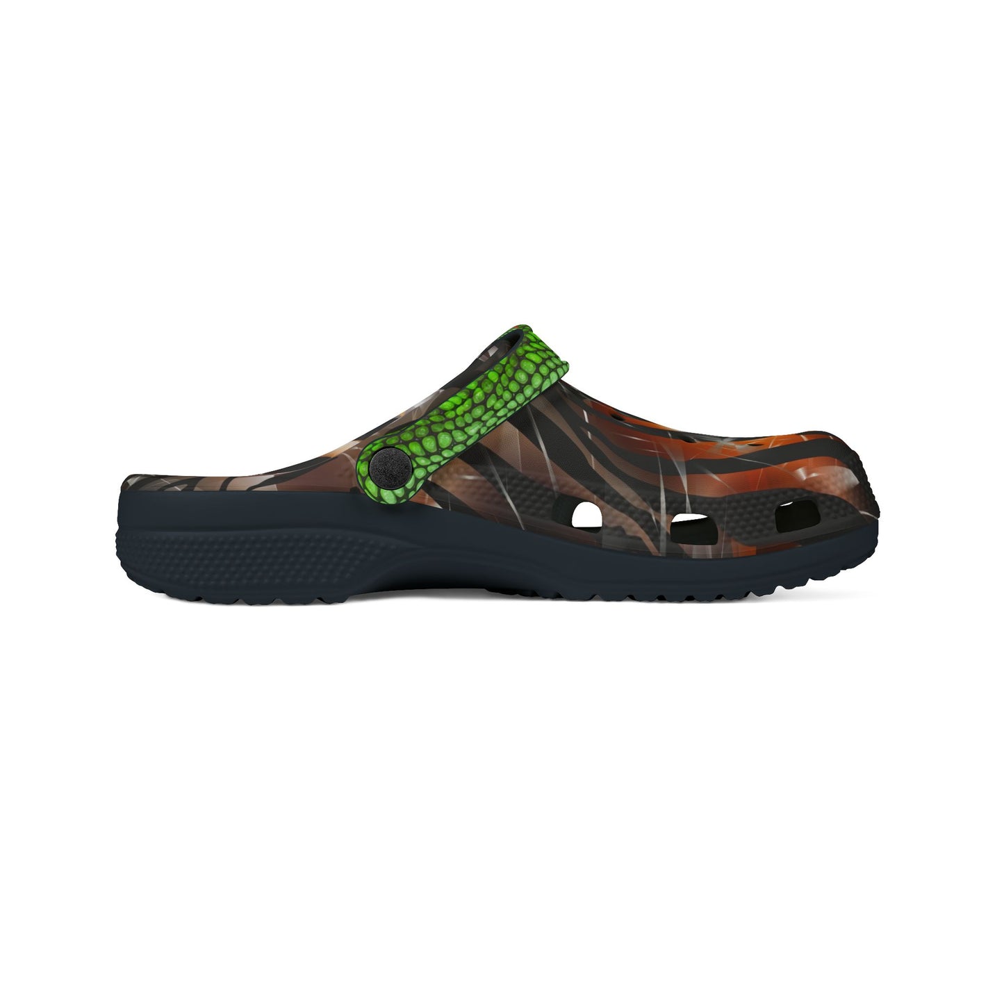 Stylish EVA Foam Rubber Clogs - Trendy Animal Print Slip-Ons for Casual & Outdoor Use