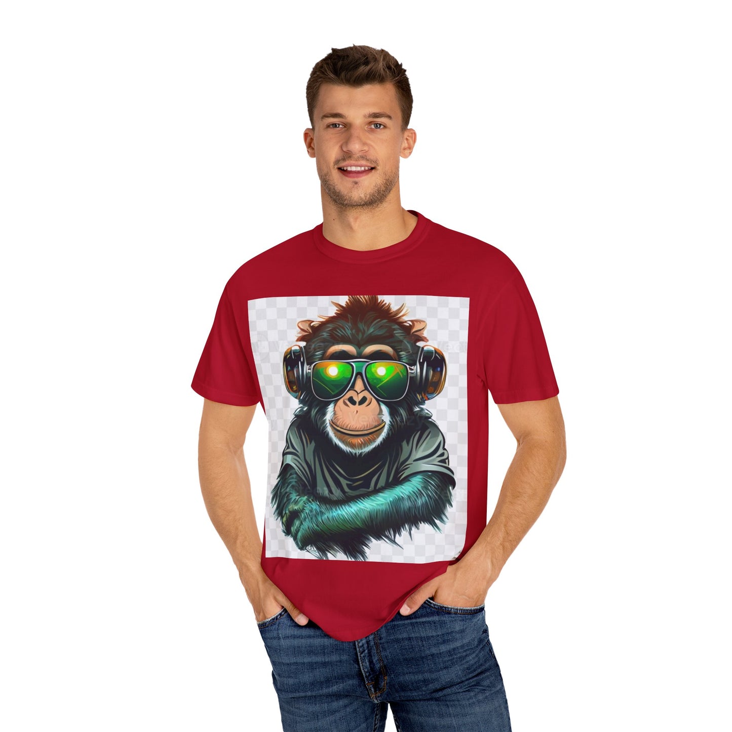 Cool Monkey Graphic Unisex T-Shirt - Perfect for Music Lovers & Casual Vibes