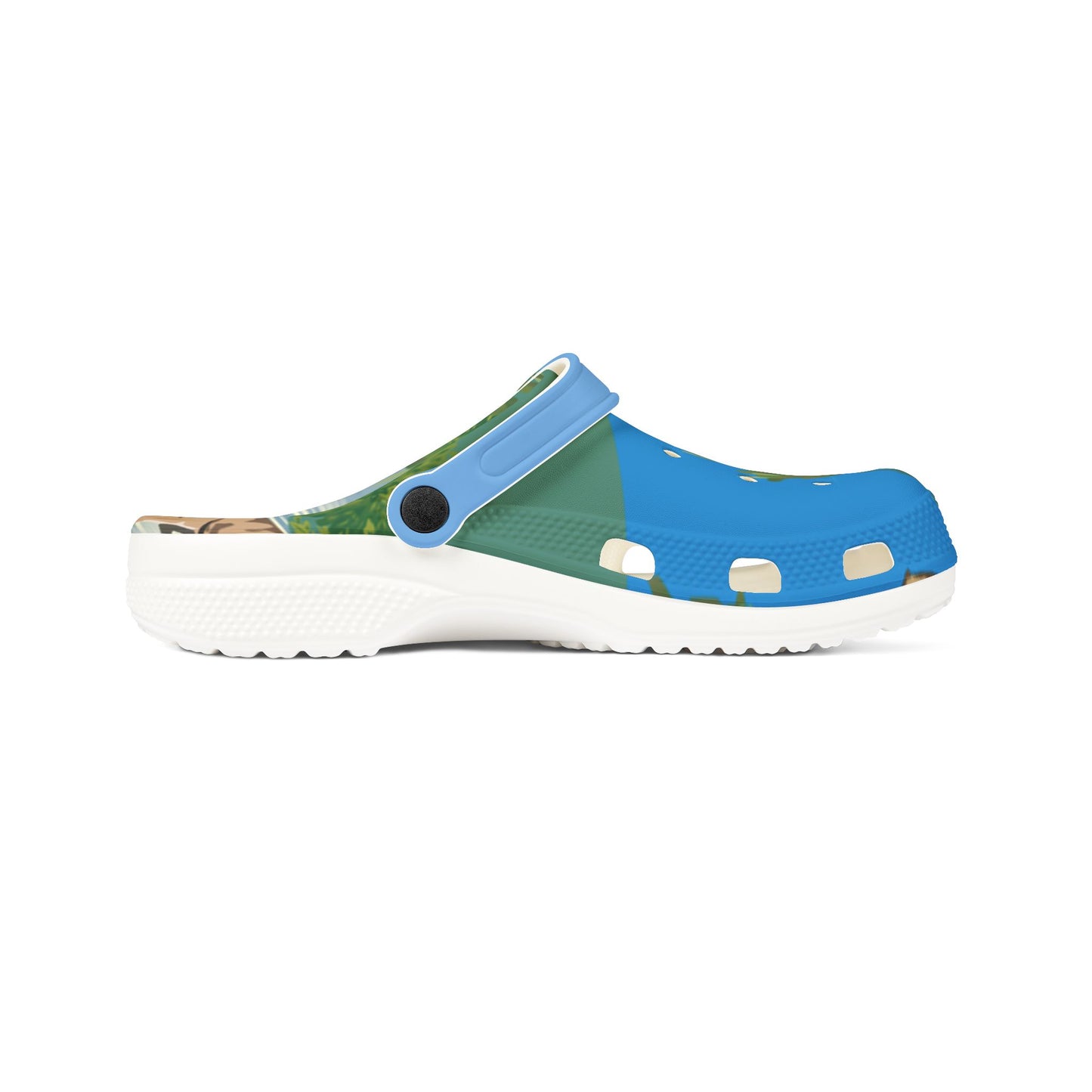 Eco-Friendly EVA Foam Rubber Shoes - Comfortable Garden Clogs with Polka Dots