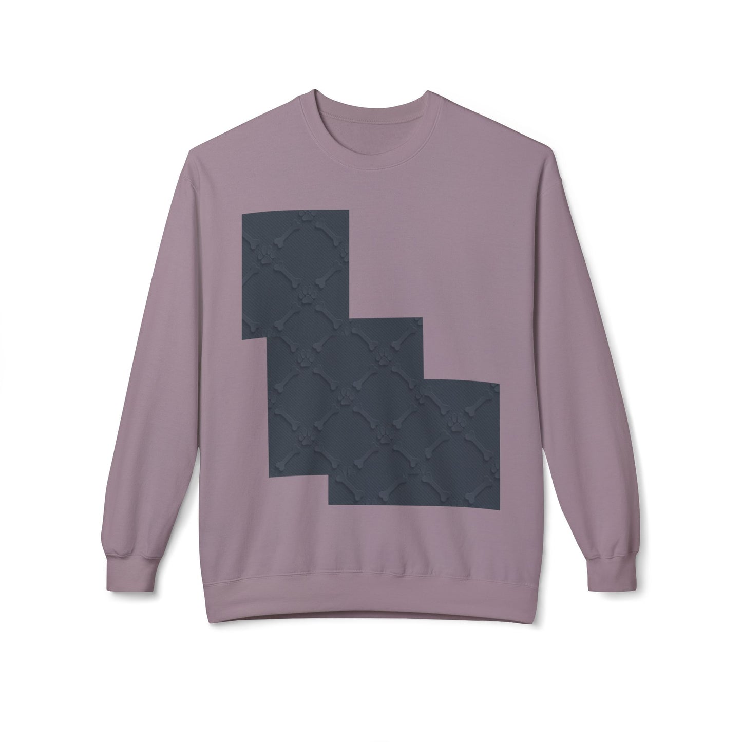 Minimalist Pet-Themed Crewneck Sweatshirt for Animal Lovers