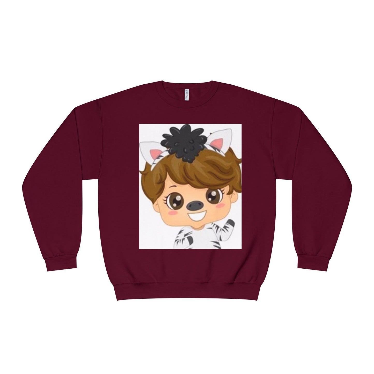 Cute Cartoon Animal Crewneck Sweatshirt for Kids