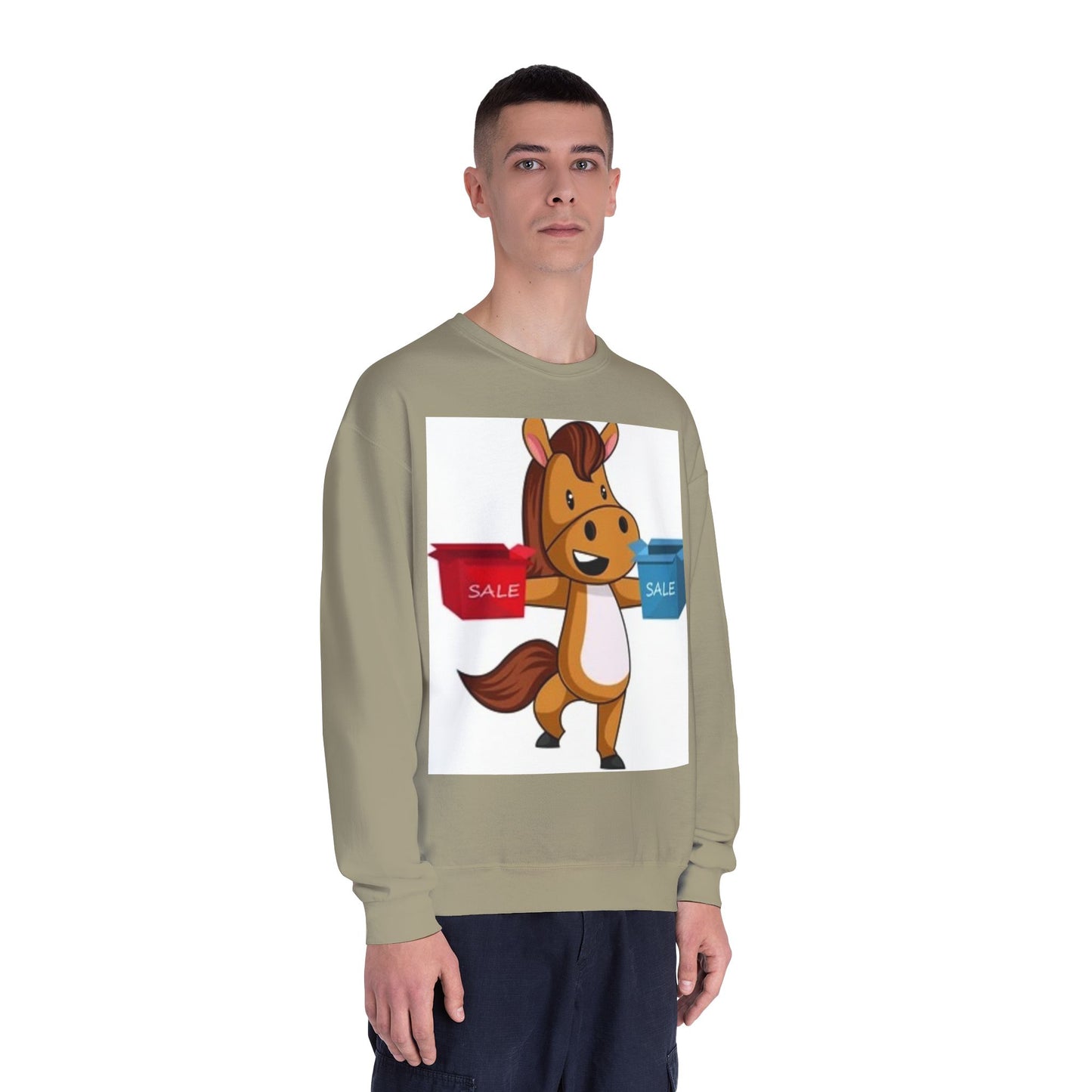 Funny Horse Sale Crewneck Sweatshirt | Unisex NuBlend®
