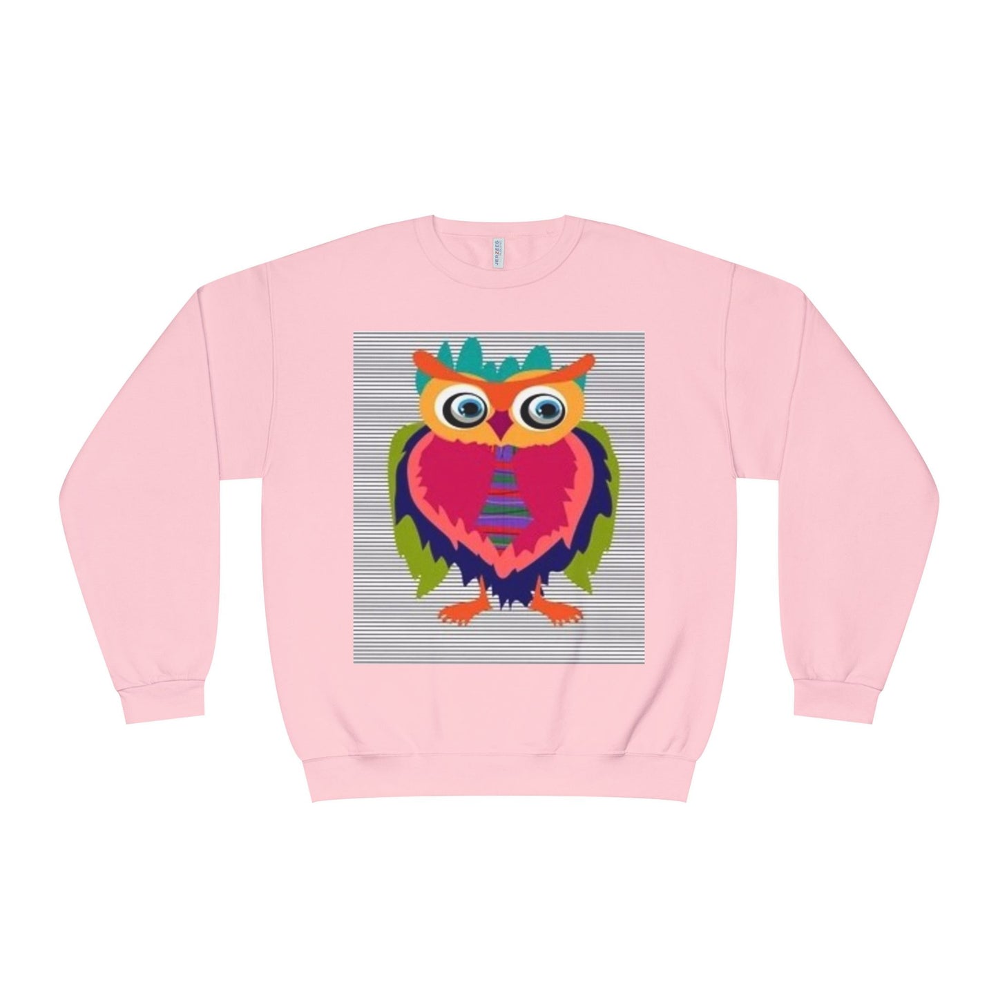 Colorful Owl Sweatshirt - Unisex Crewneck
