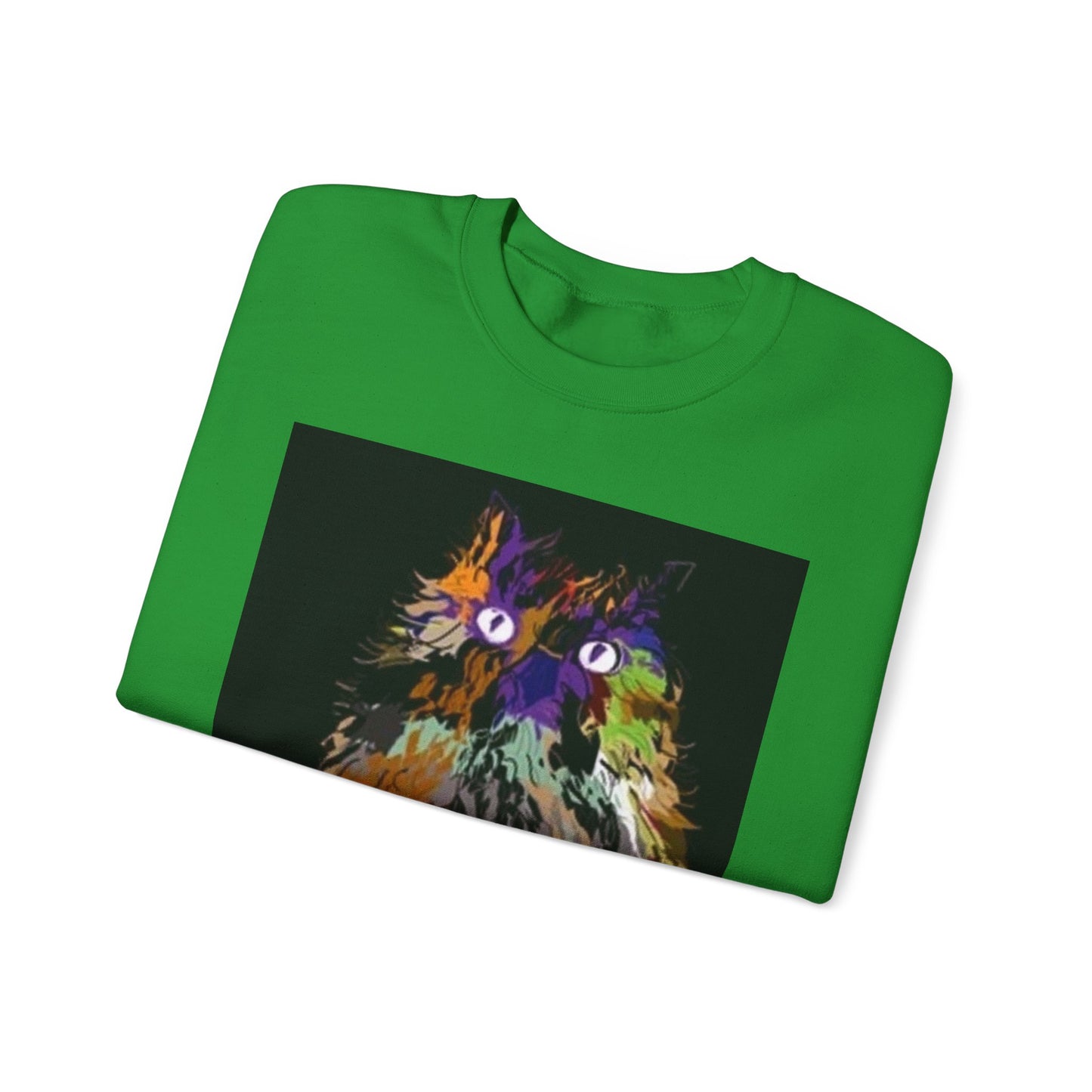Colorful Owl Crewneck Sweatshirt - Unisex Heavy Blend™ - Cozy Art Wear for Animal Lovers