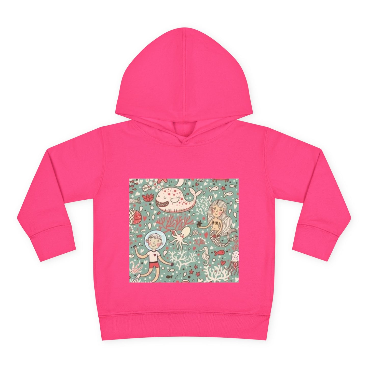 Whimsical Ocean Adventure Toddler Hoodie