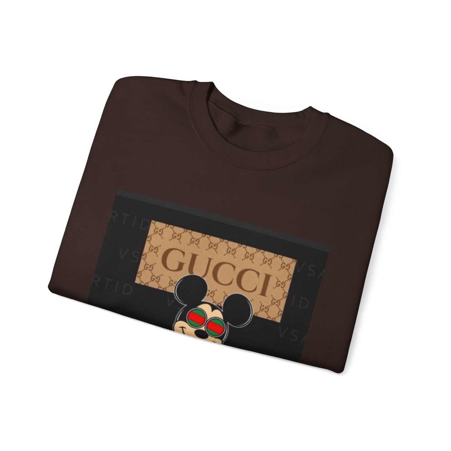 Gucci-Inspired Mickey Mouse Unisex Heavy Blend™ Crewneck Sweatshirt