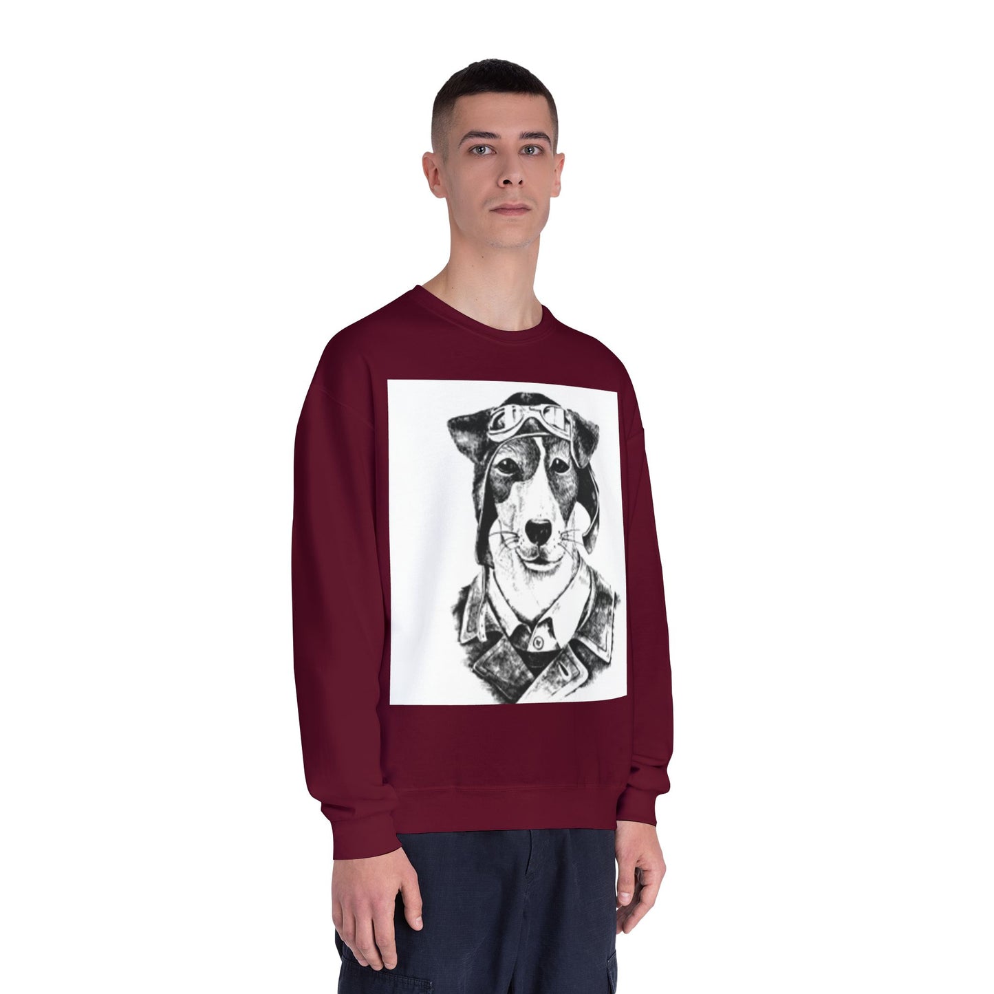 Pilot Dog Unisex Crewneck Sweatshirt - Cozy Pet Lover's Gift