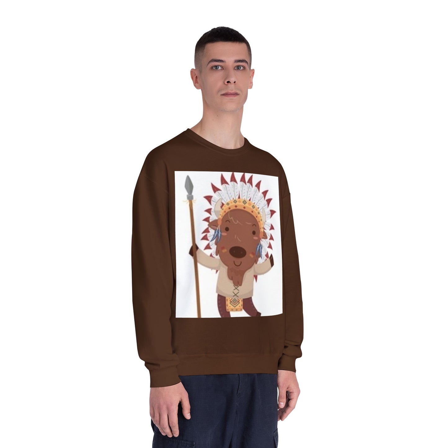 Kid's Chief Character Crewneck Sweatshirt - Fun & Cozy Apparel