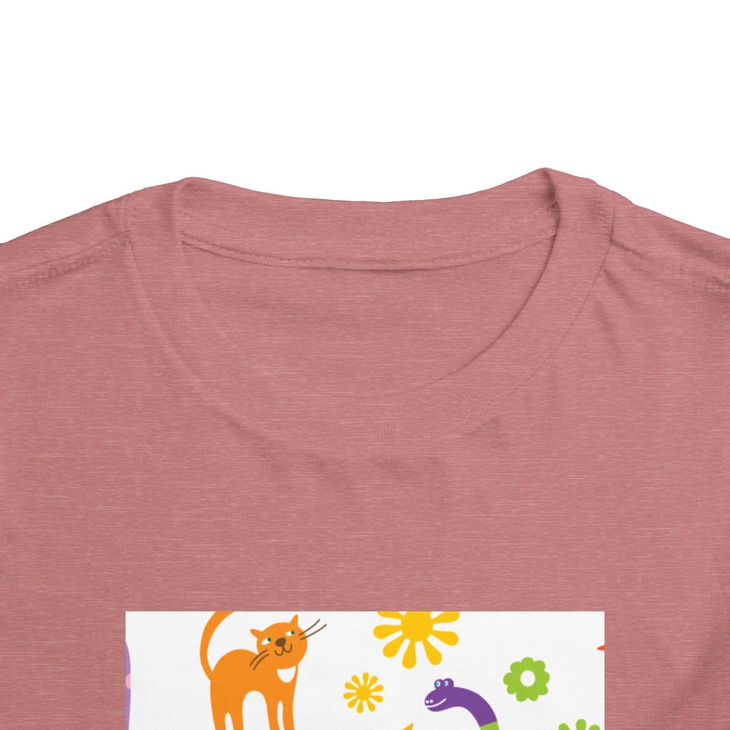 Playful Toddler Tee with Fun Animal Prints