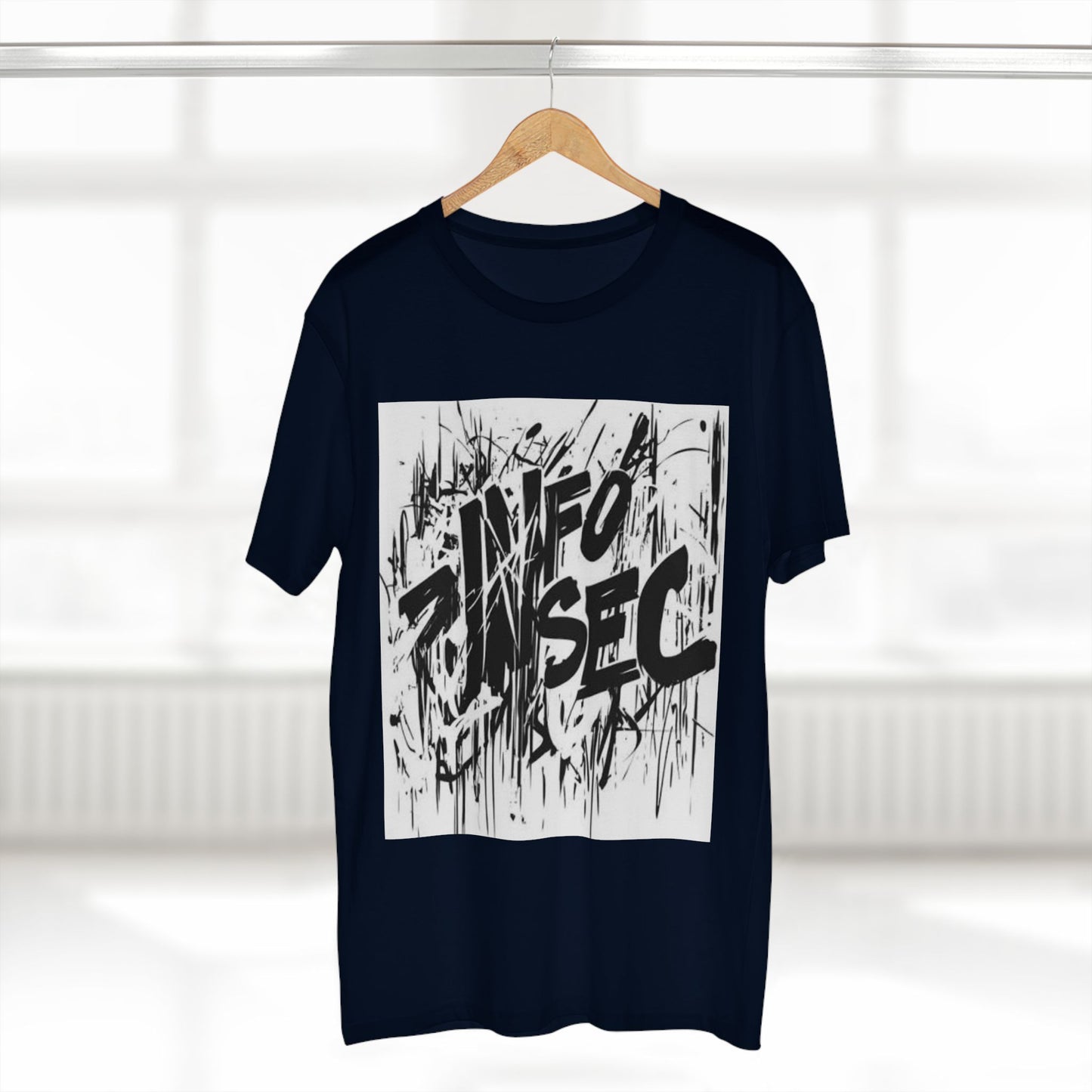 Trendy Graphic Tee with 'INFO SEC' Design – Perfect for Casual Wear or Cybersecurity Fans