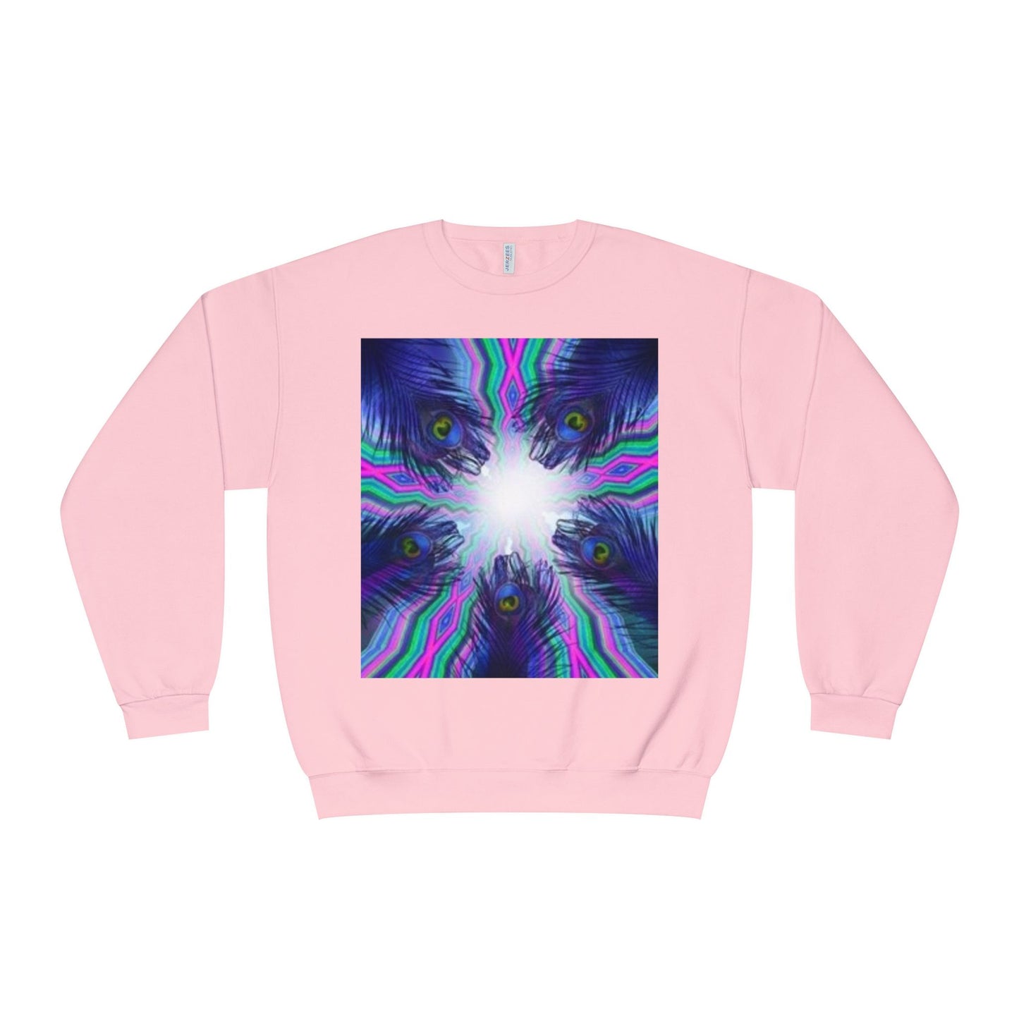 Psychedelic Art Crewneck Sweatshirt - Unisex Vibrant Graphic Sweatshirt