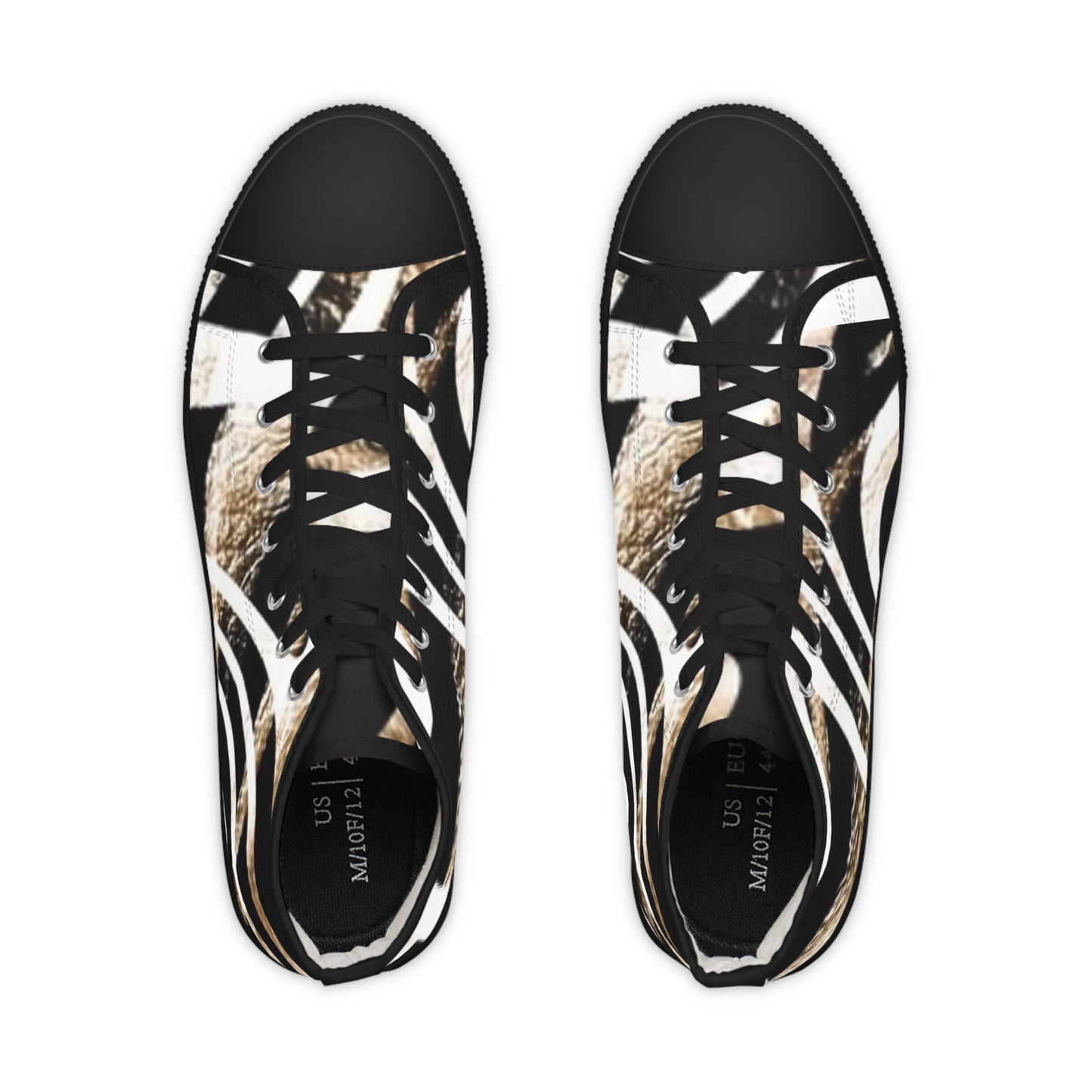 Stylish Men's High Top Sneakers with Unique Design
