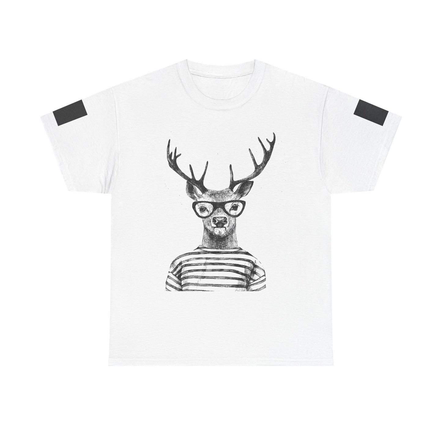 Cool Vintage Deer Graphic Unisex Heavy Cotton Tee