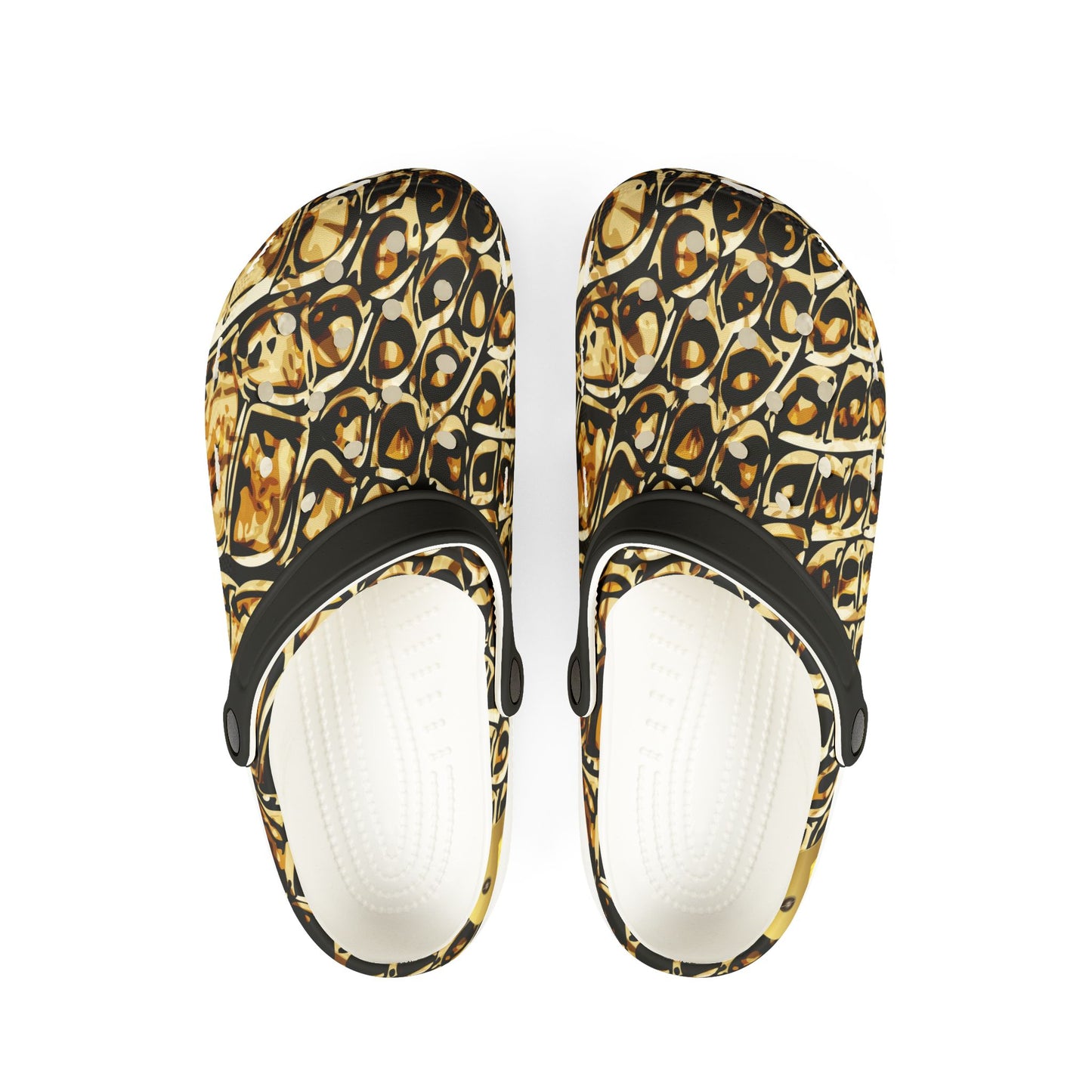 Stylish EVA Foam Rubber Clogs - Trendy Leopard Print Shoes for Comfort and Style