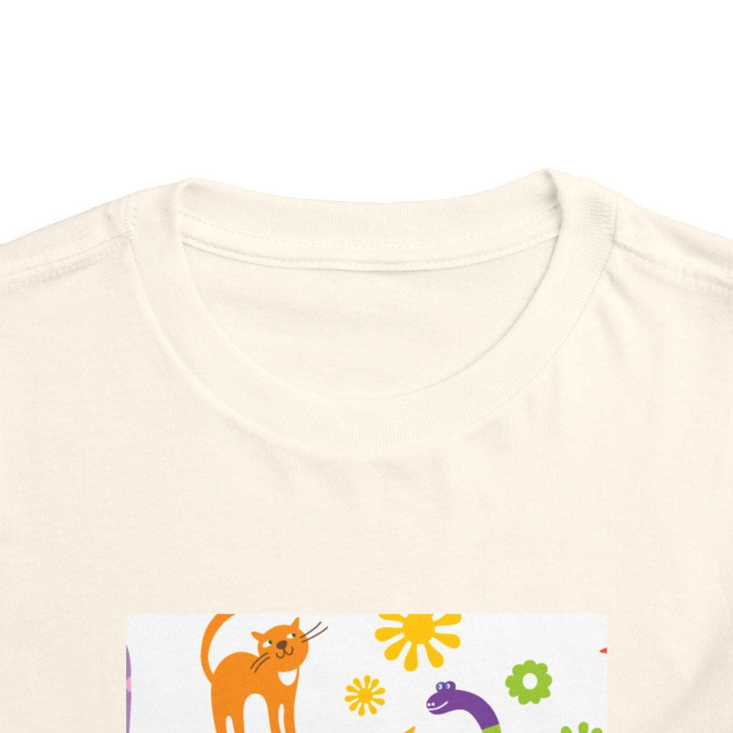 Playful Toddler Tee with Fun Animal Prints