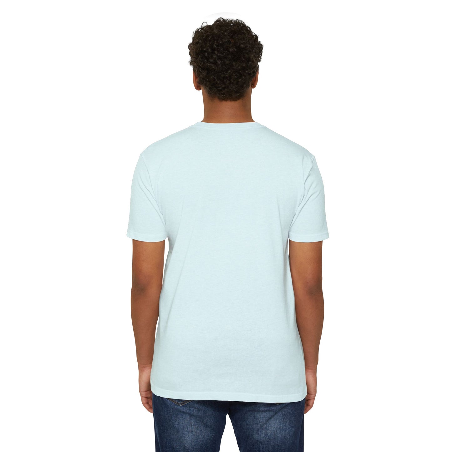 Unisex CVC Jersey T-Shirt - Vibrant Green Animal Print