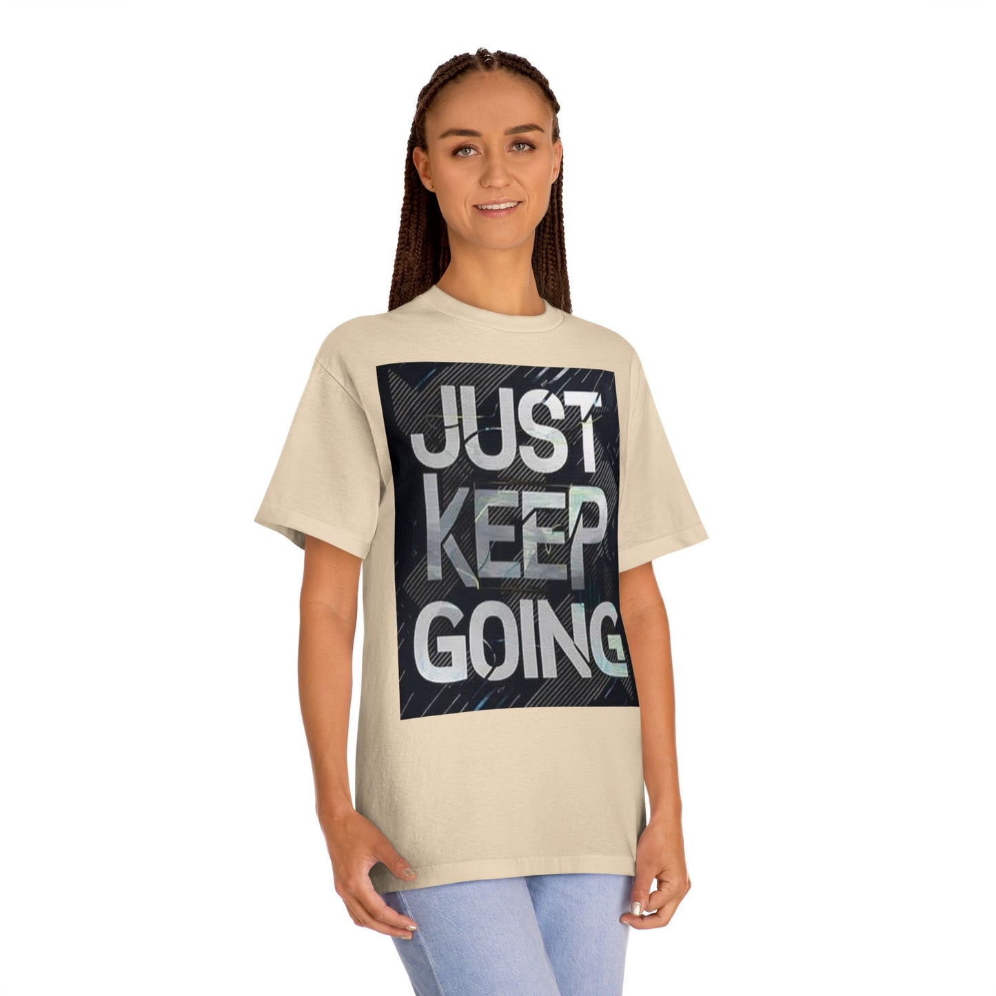 Motivational Unisex Classic Tee - Just Keep Going