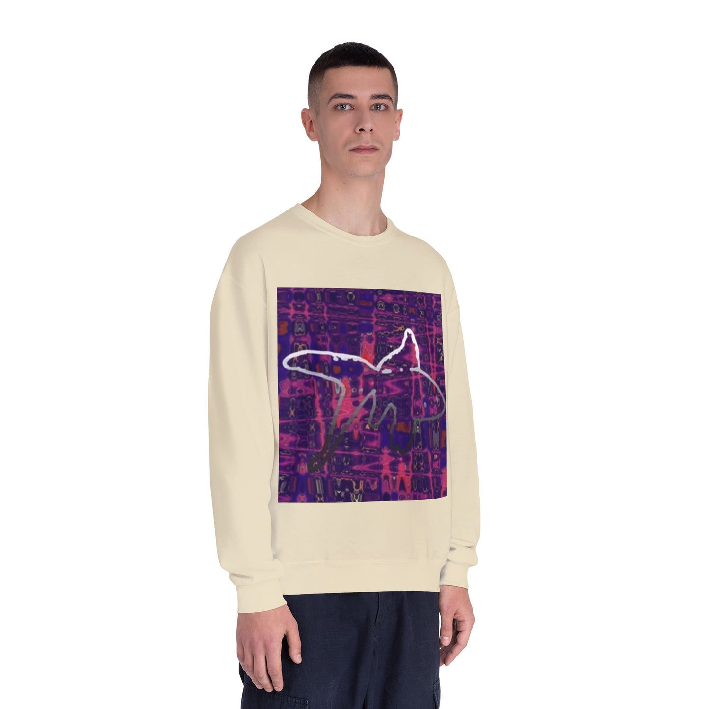 Artistic Crewneck Sweatshirt - Unisex Abstract Design for Cozy Comfort