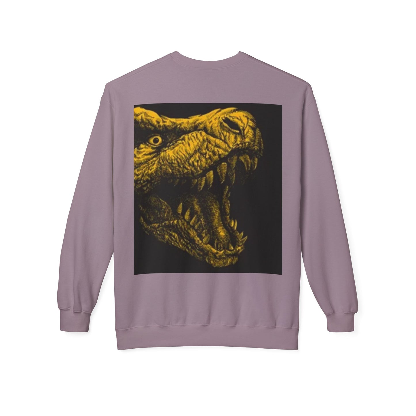 Unisex Dinosaur Graphic Sweatshirt - Cozy Midweight Crewneck