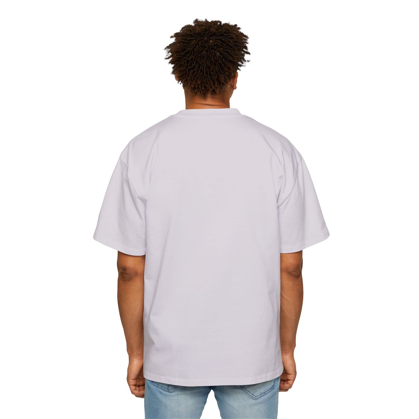 Whimsical Rabbit Oversized Tee for Men - Fantasy Art Shirt