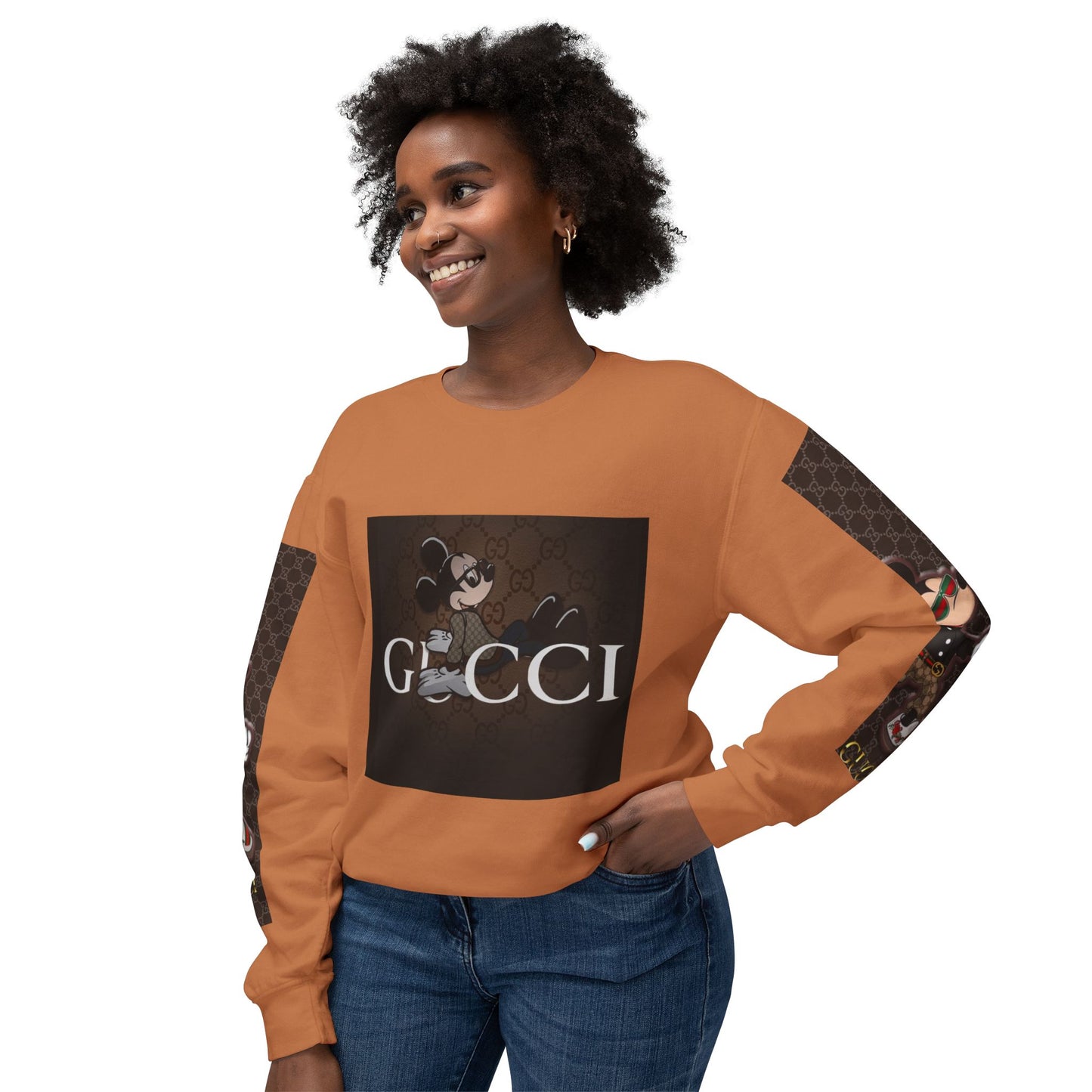 Mickey Mouse Stylish Crewneck Sweatshirt - Unisex Luxury Fashion