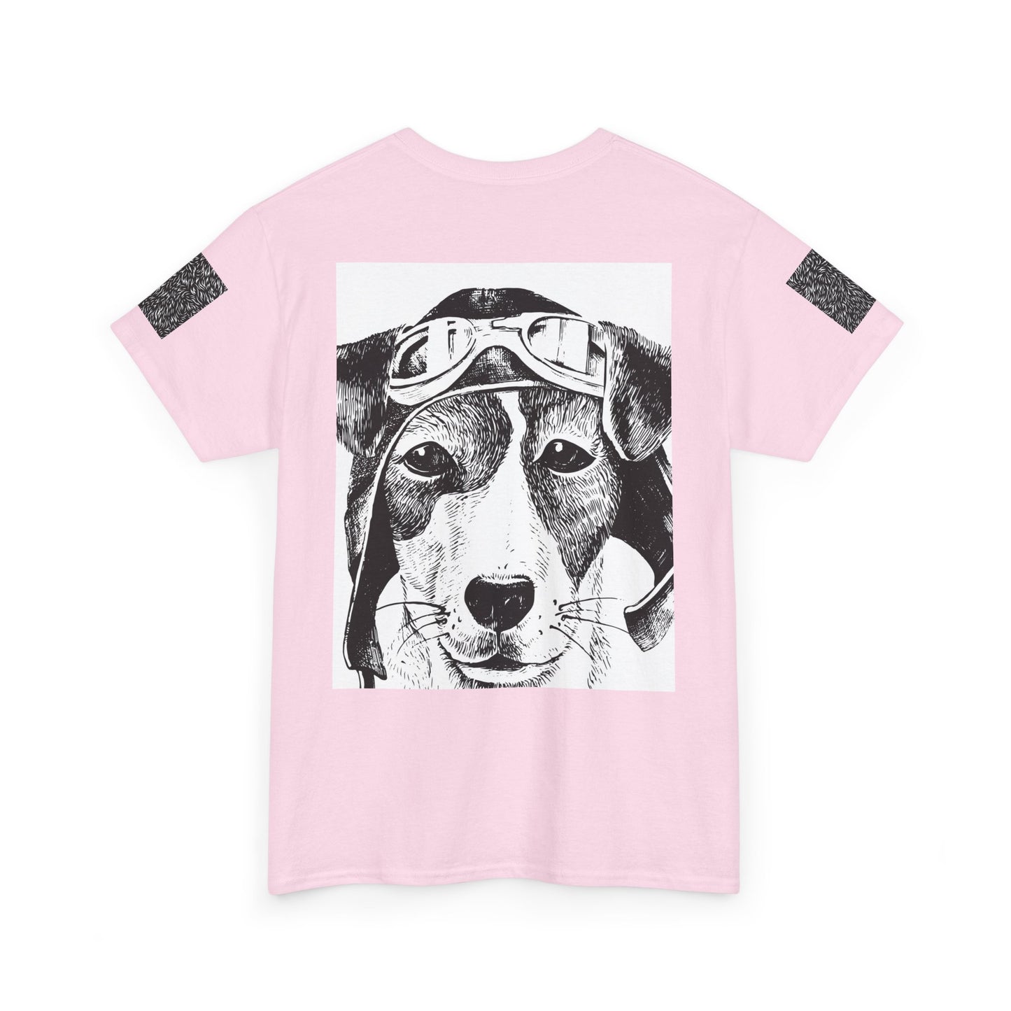 Vintage Aviator Dog Unisex Heavy Cotton Tee