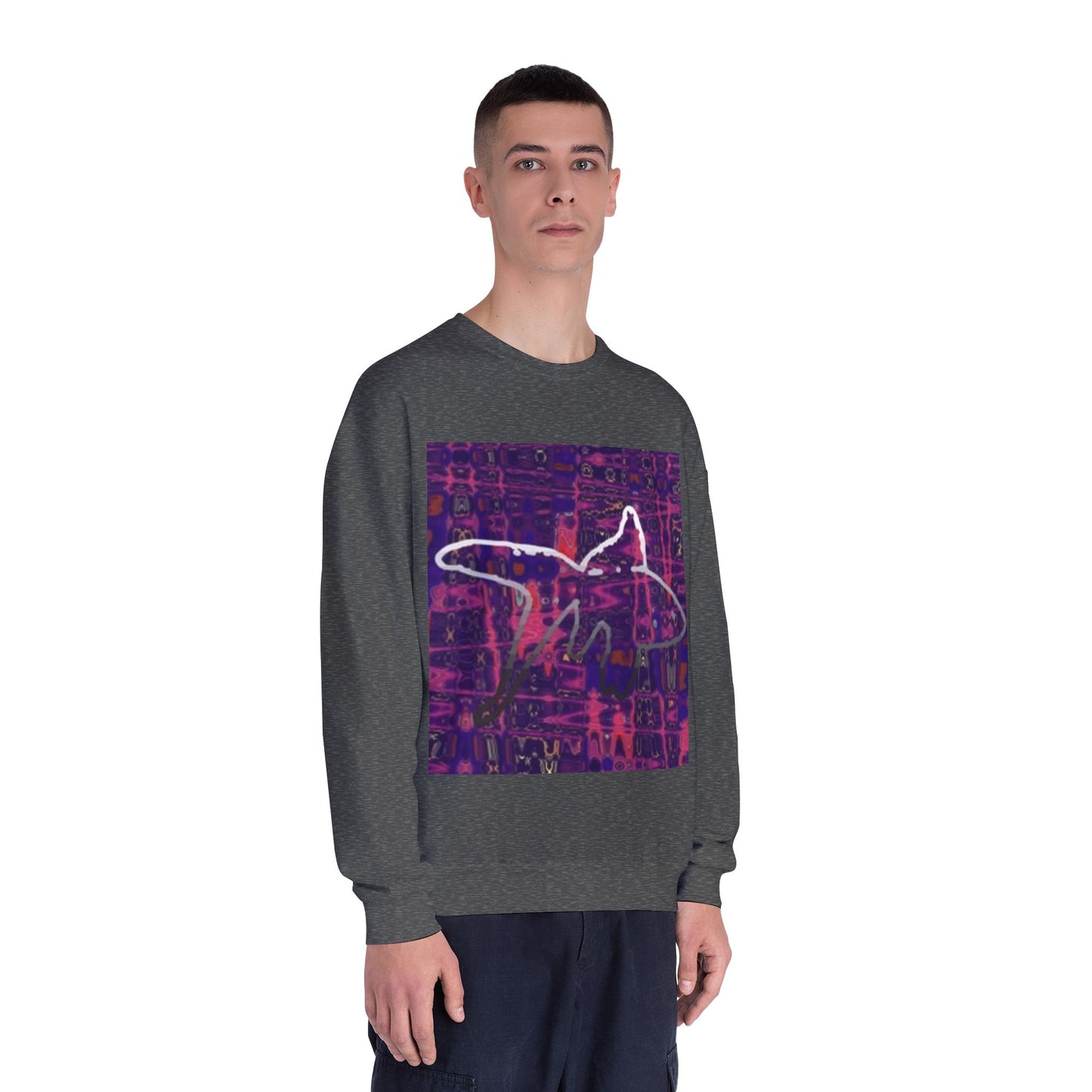 Artistic Crewneck Sweatshirt - Unisex Abstract Design for Cozy Comfort