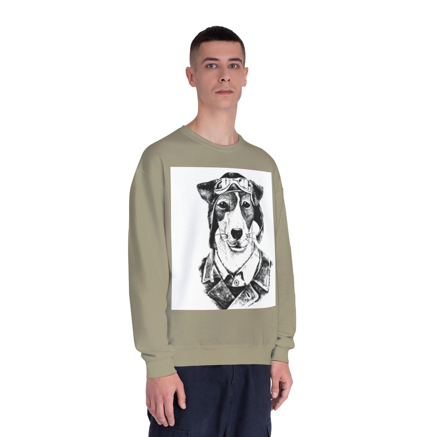 Pilot Dog Unisex Crewneck Sweatshirt - Cozy Pet Lover's Gift