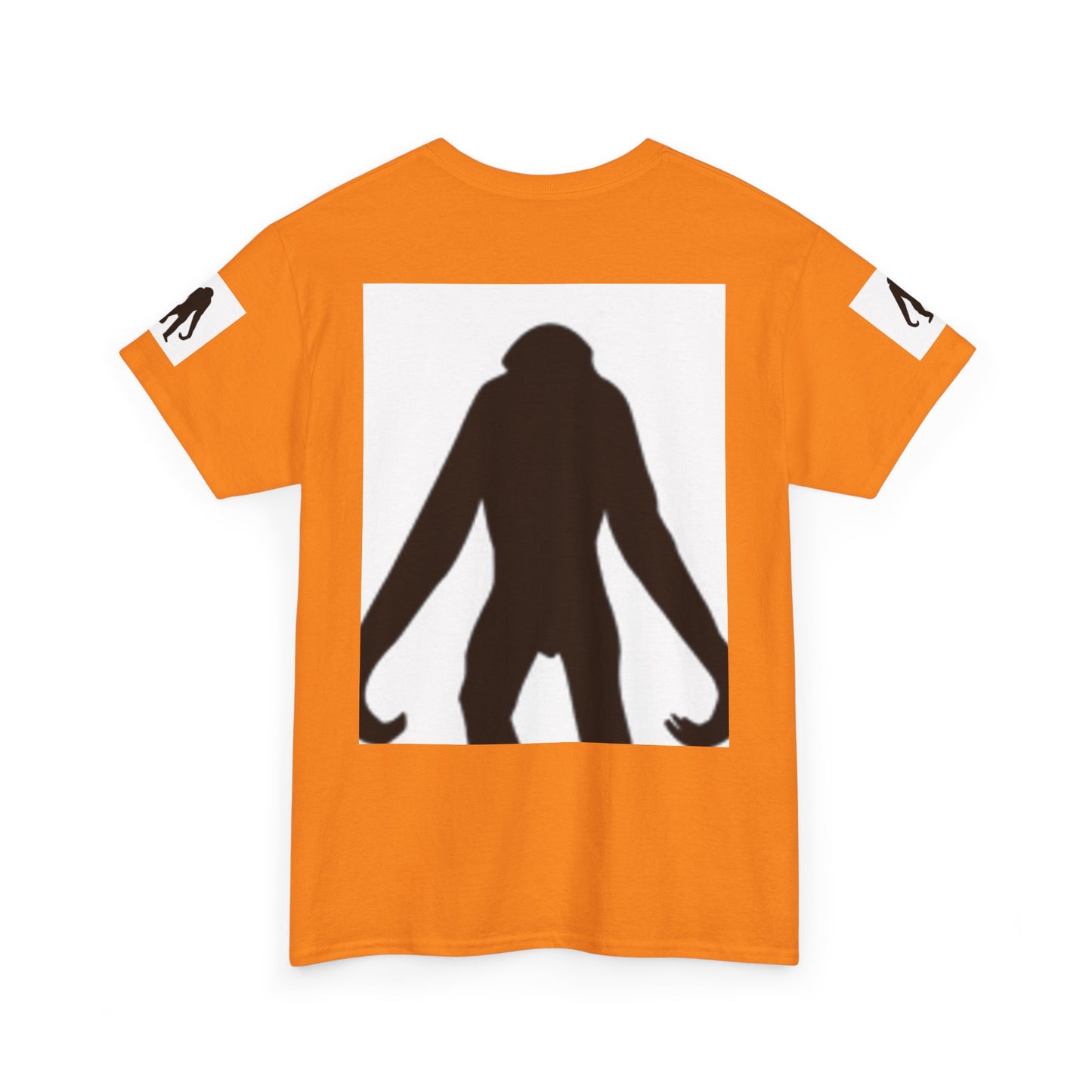 Unisex Heavy Cotton Tee - Bold Monkey Silhouette Tee for Animal Lovers