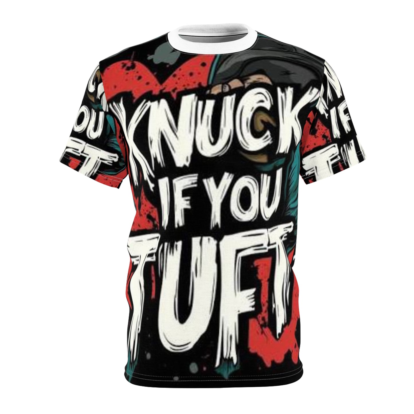 Bold Graphic Unisex Tee - "Knuck If You Tuft"