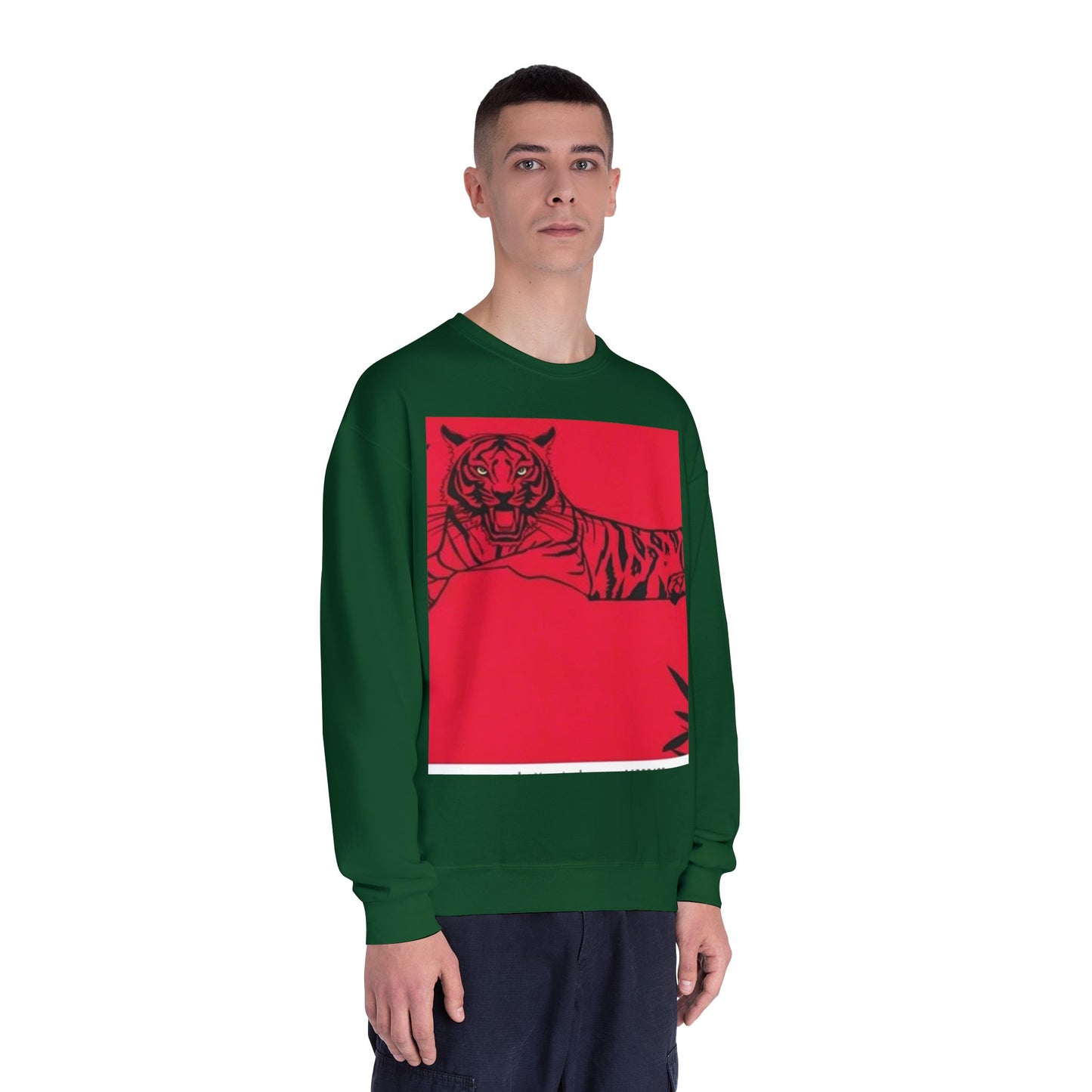 Bold Tiger Graphic Unisex Sweatshirt - Chill Vibes, Perfect for Every Occasion