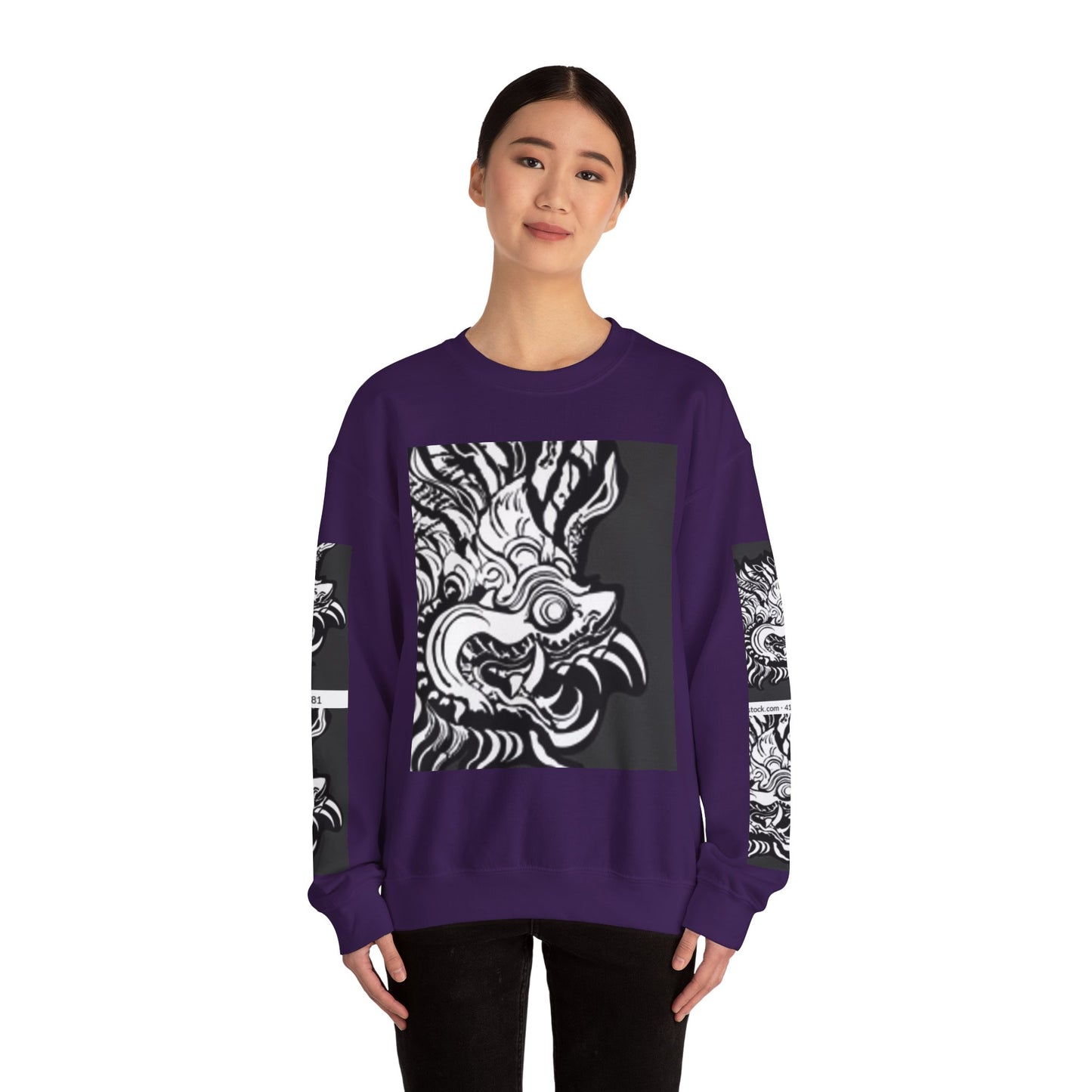Bold Graphic Crewneck Sweatshirt - Unisex Heavy Blend™ - Perfect for Streetwear and Casual Outings