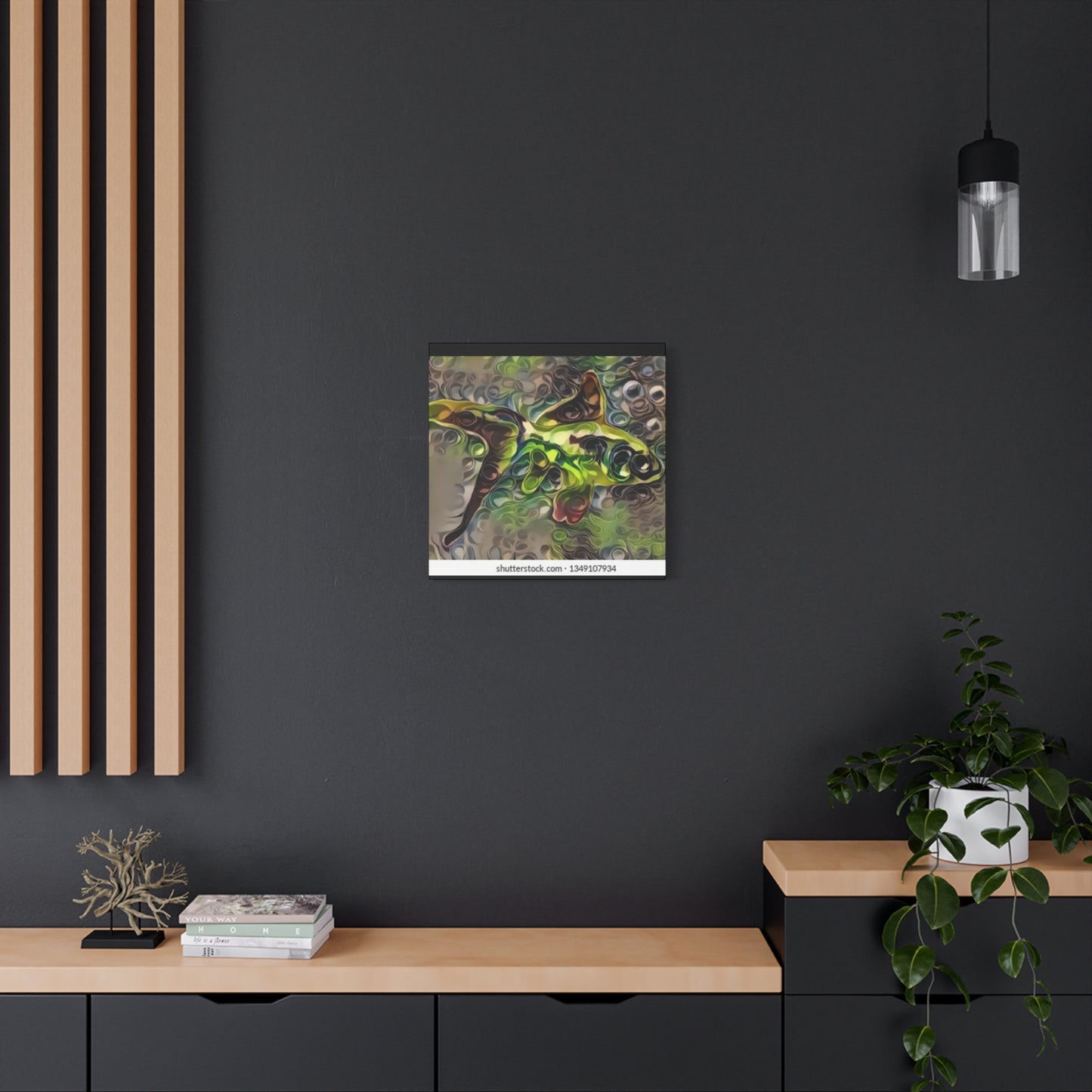 Abstract Nature Canvas Art - Stretched Matte Wall Decor