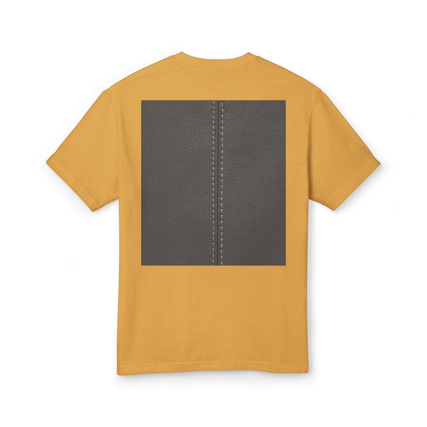 Stylish Texture Unisex Heavyweight Tee - Unique Fur & Leather Design