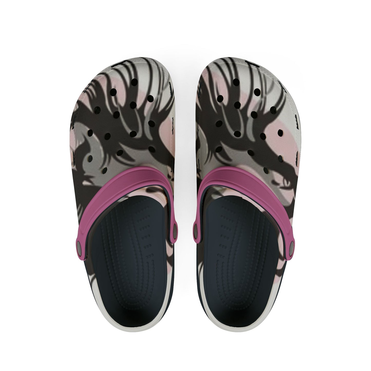 Stylish EVA Foam Crocs with Lion Design - Comfortable & Fun Footwear for Summer