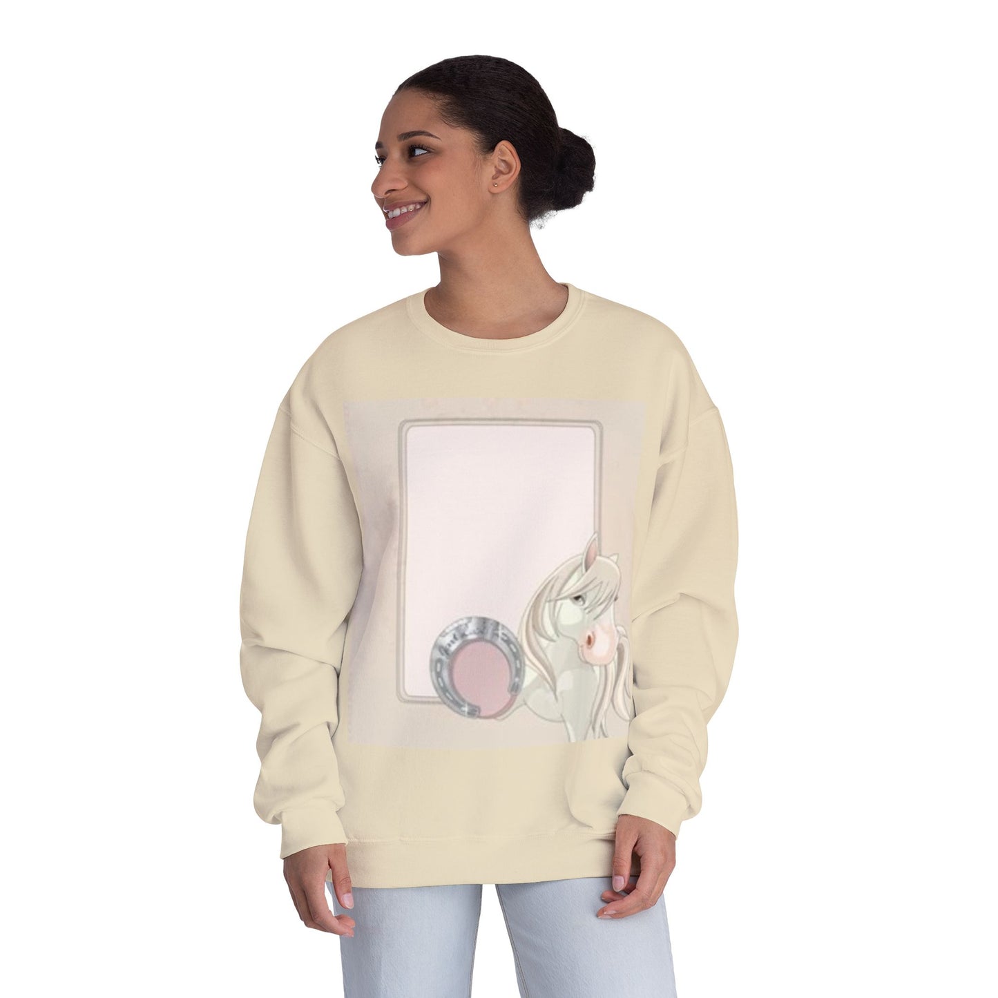 Cute Unicorn Blank Space Unisex Crewneck Sweatshirt