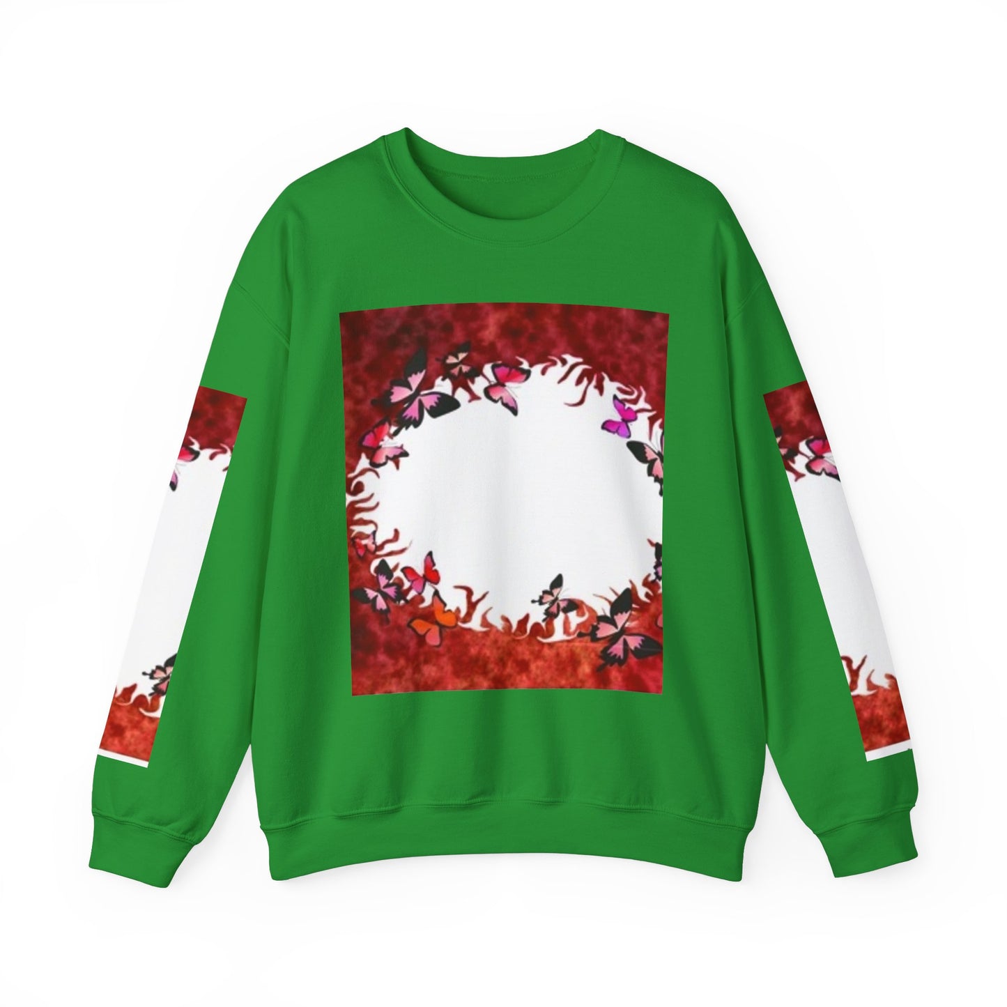 Floral Nature Crewneck Sweatshirt - Cozy Unisex Pullover for Nature Lovers