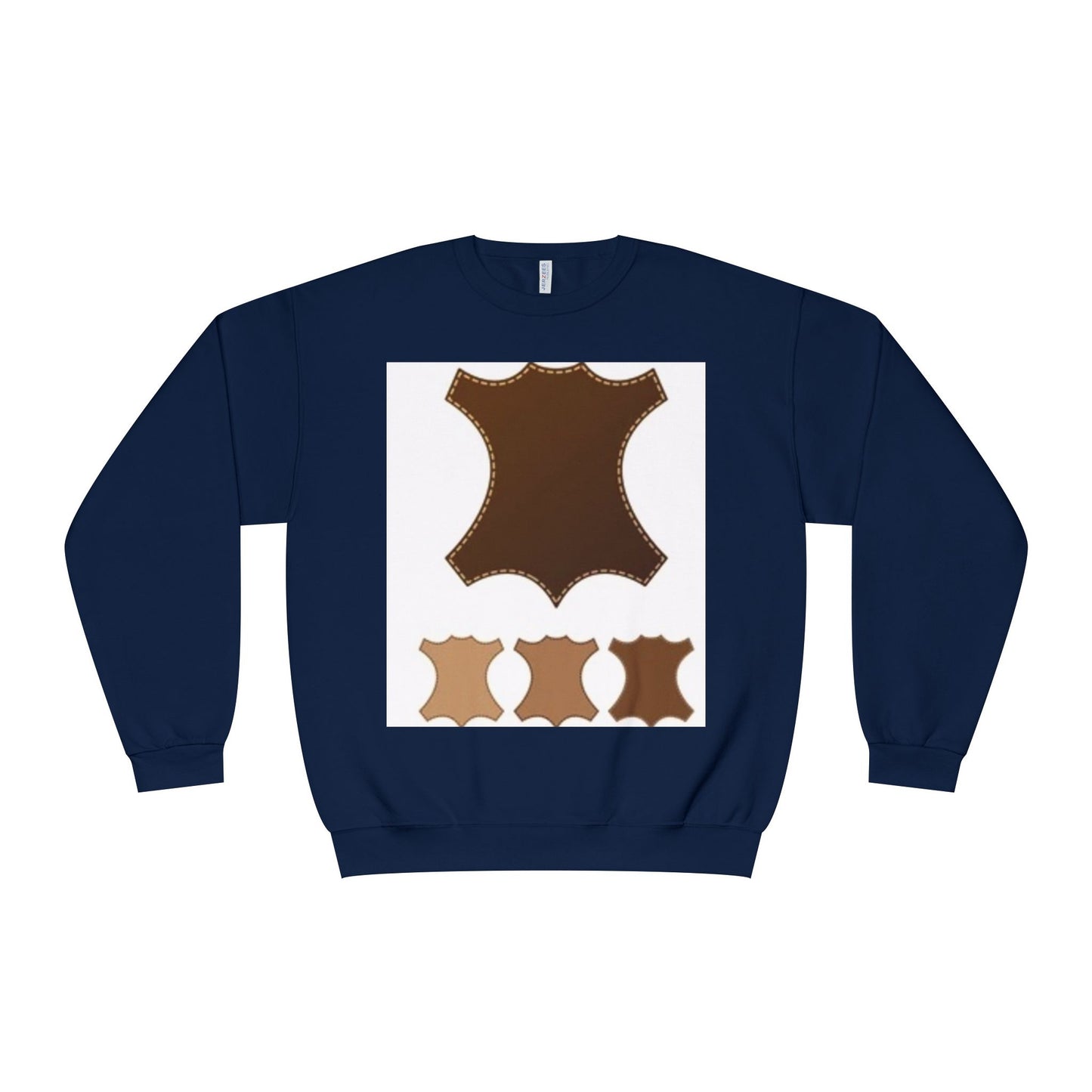 Artisan Leather Pattern Unisex Crewneck Sweatshirt