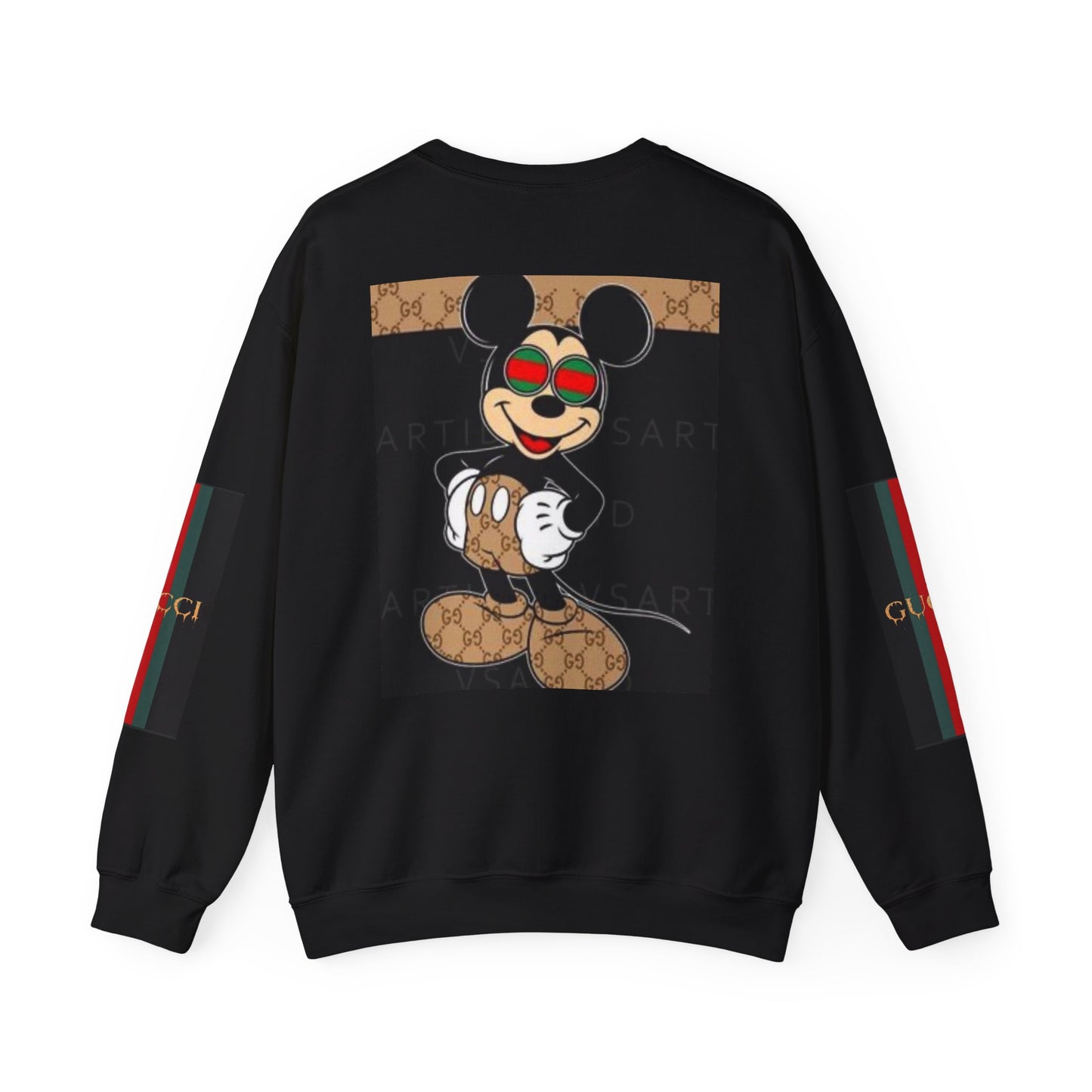 Gucci-Inspired Mickey Mouse Unisex Heavy Blend™ Crewneck Sweatshirt