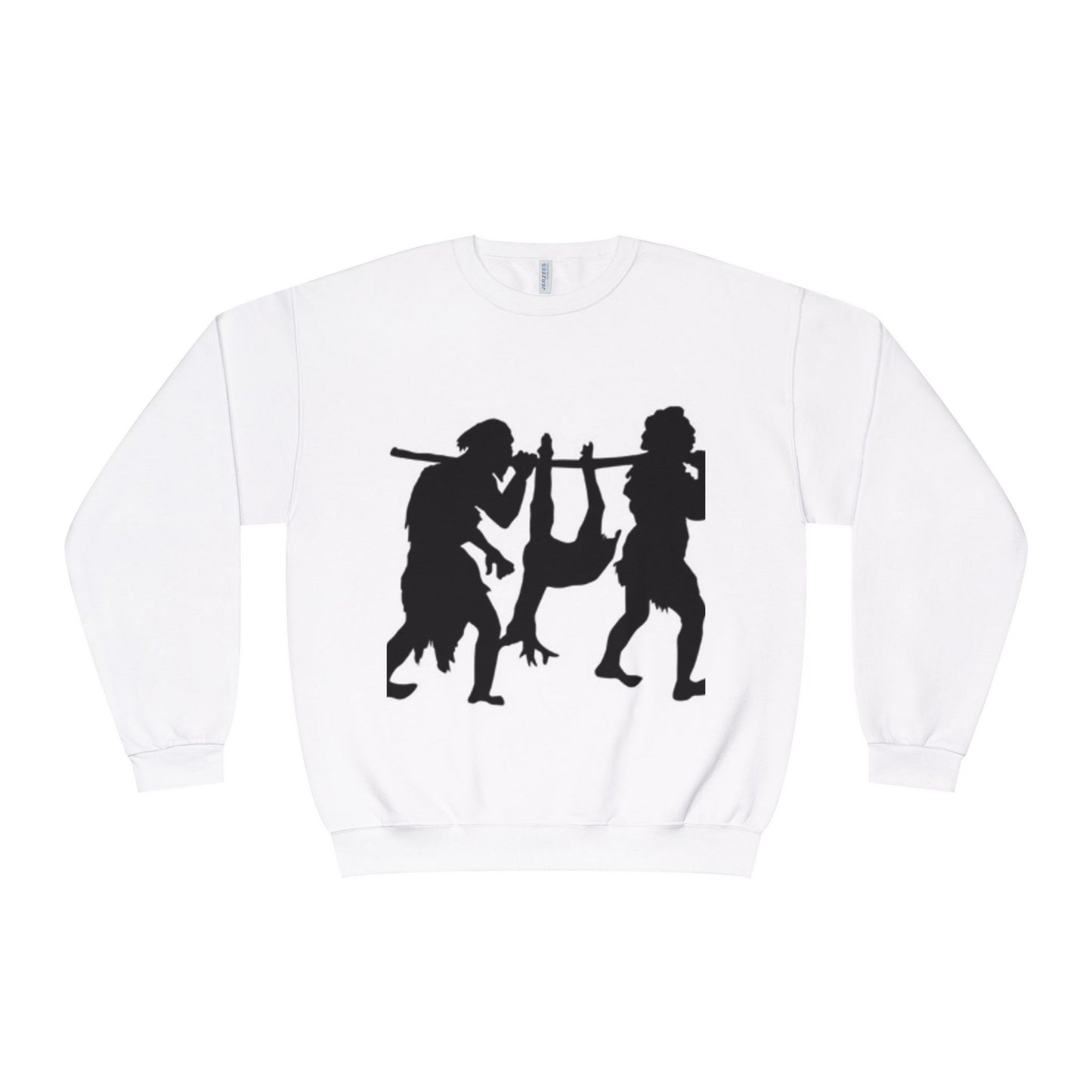 Caveman Humor Unisex Crewneck Sweatshirt - Fun Graphic Design