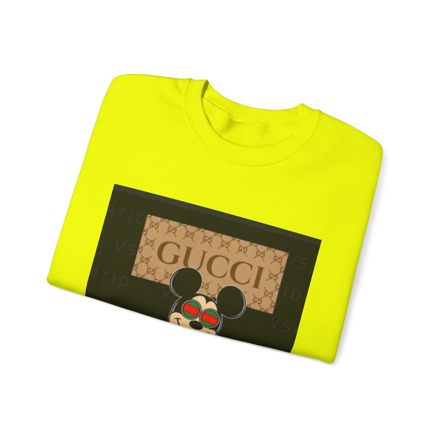Gucci-Inspired Mickey Mouse Unisex Heavy Blend™ Crewneck Sweatshirt
