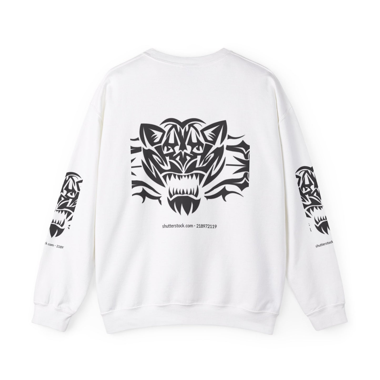 Bold Tiger Graphic Unisex Sweatshirt - Fierce Animal Design